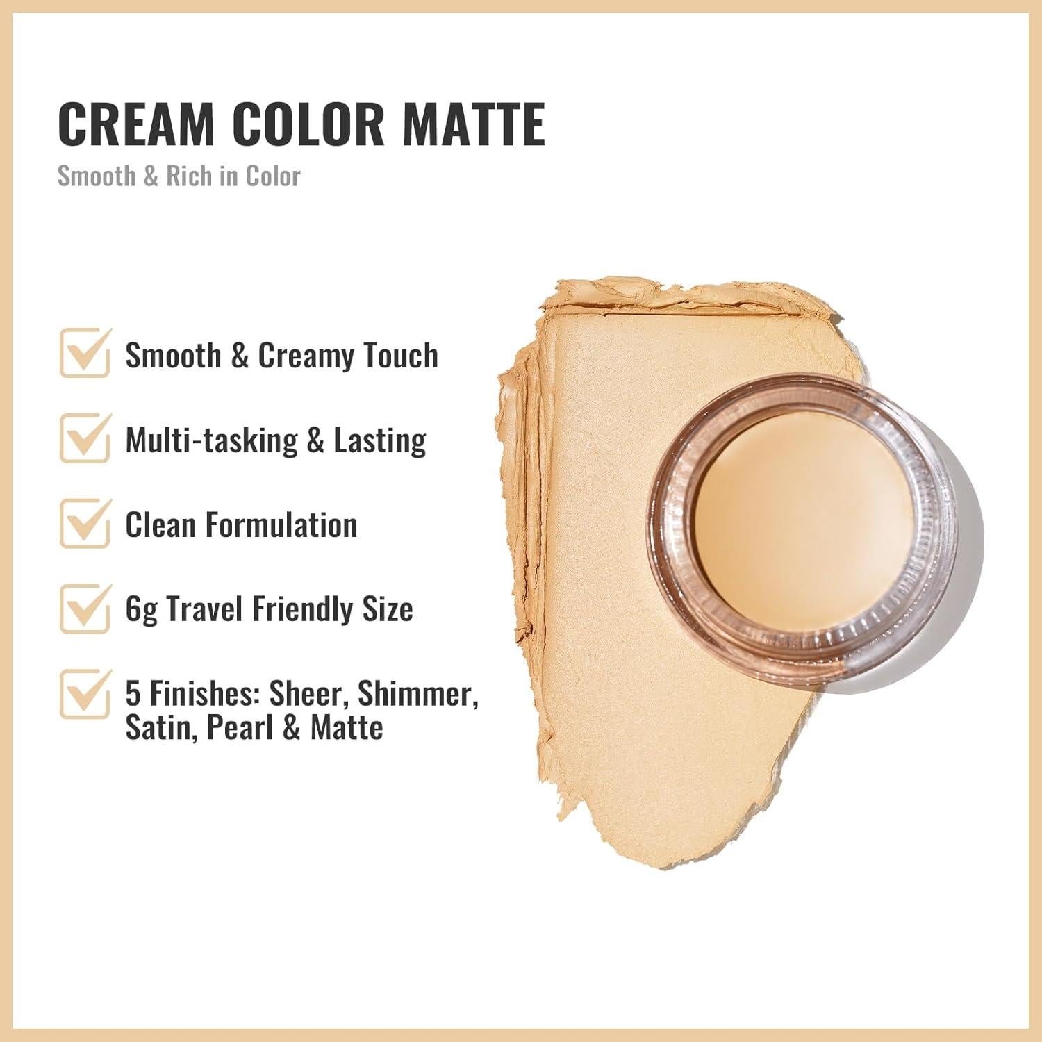 Sombra de Ojos Mate 3-en-1 Oulac CM04 Nudiste 40g