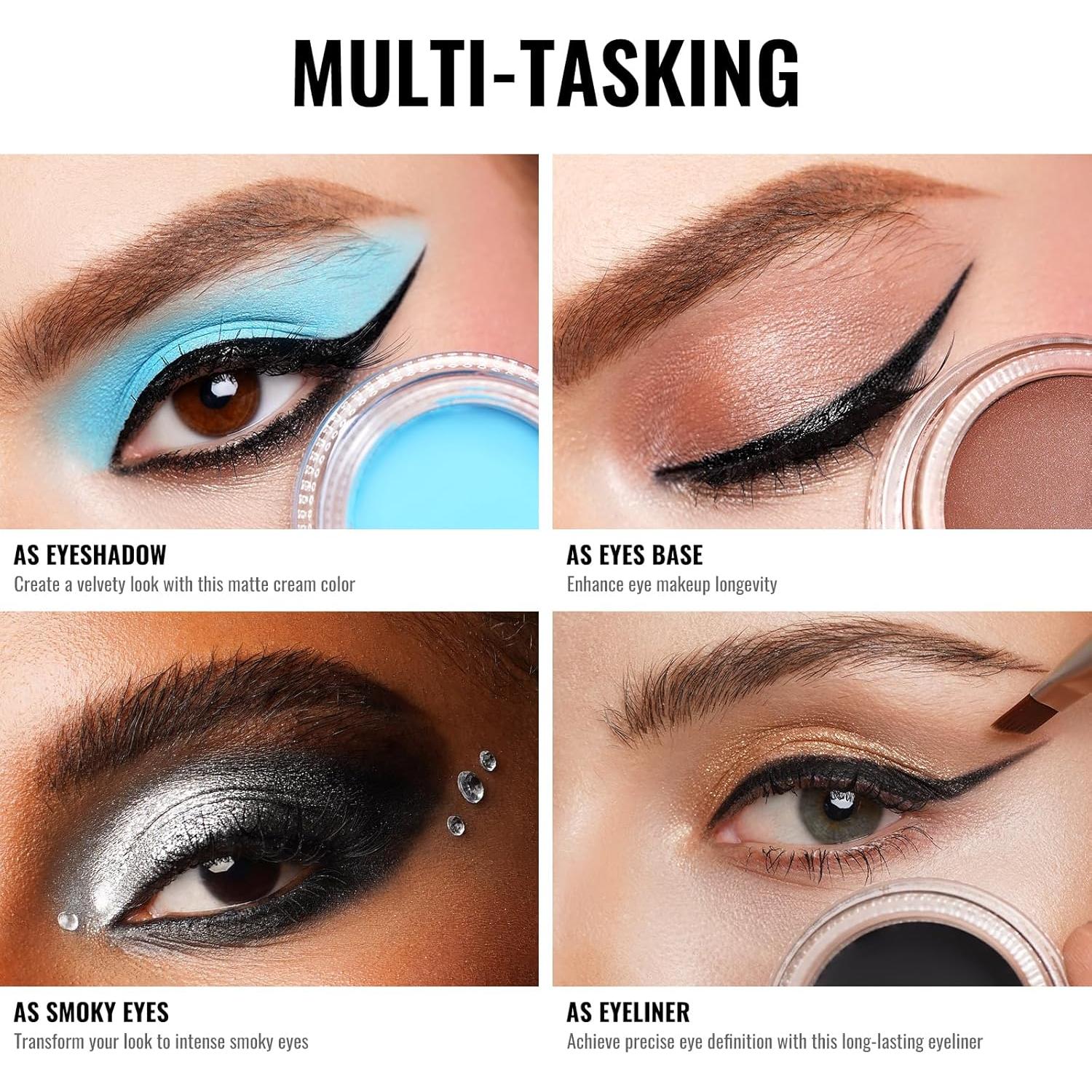 Sombra de Ojos Mate 3-en-1 Oulac CM04 Nudiste 40g