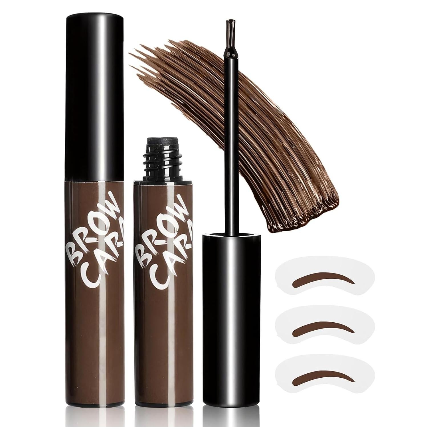 Gel para Cejas Peel Off Fanterday - Tatuaje Larga Duración Marrón Oscuro