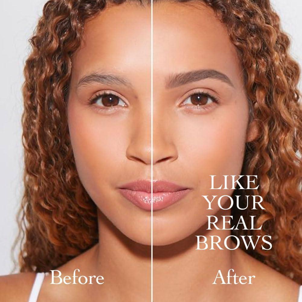 Lápiz de Cejas BINGBRUSH 4 Puntos Impermeable con Plantillas