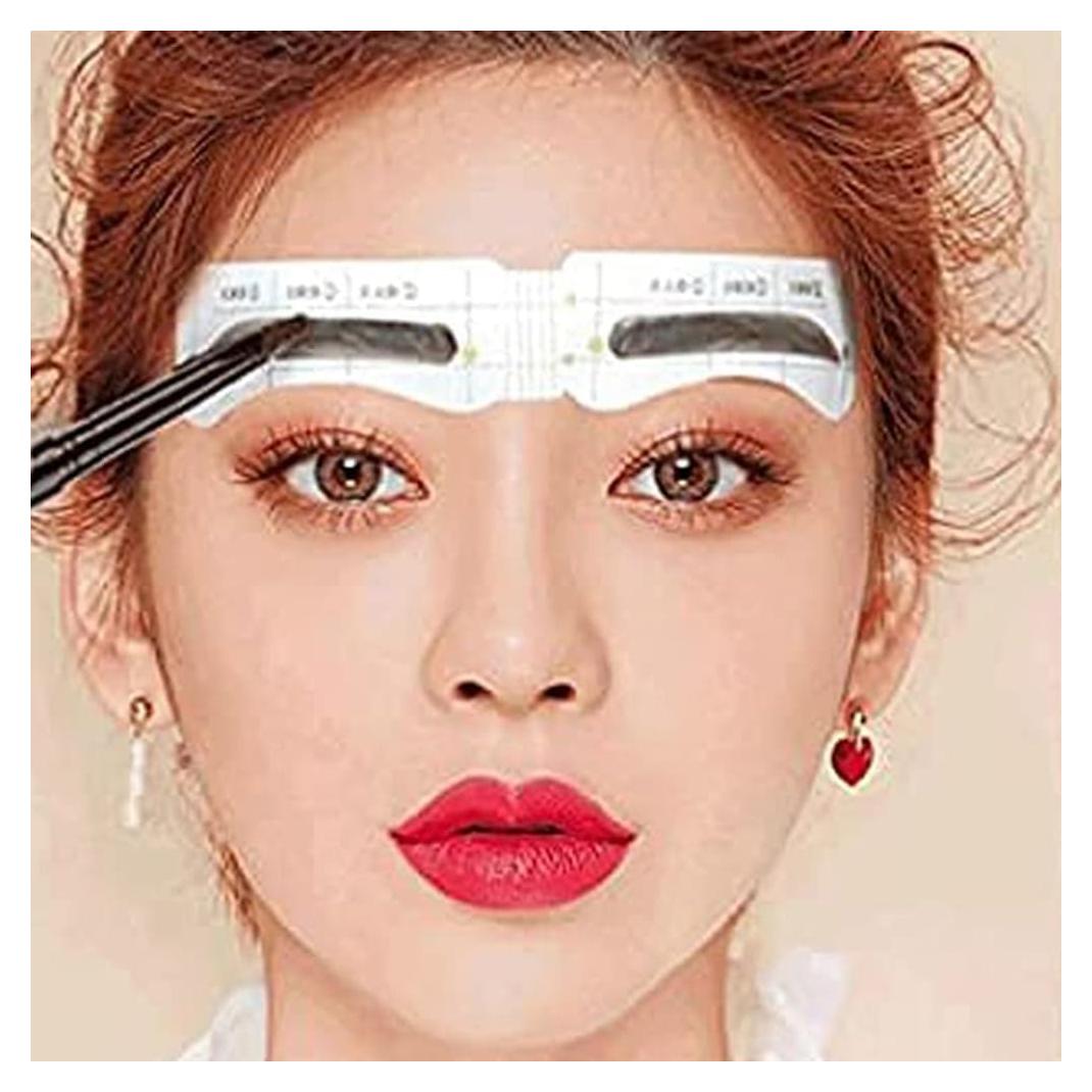 84 Pares Plantillas de Cejas Mzdkjzl - 12 Estilos Ajustables