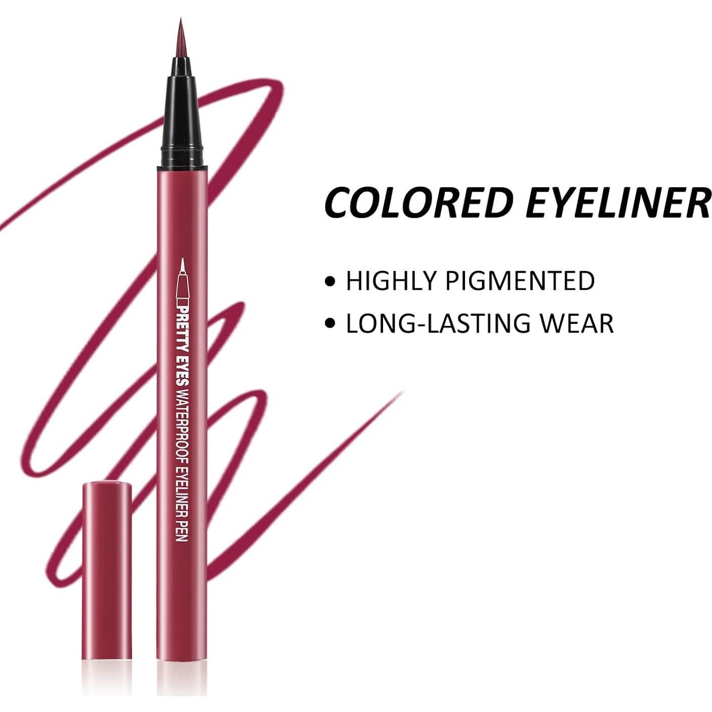 Delineador Líquido Mate Boobeen 9.92g Punta Precisa