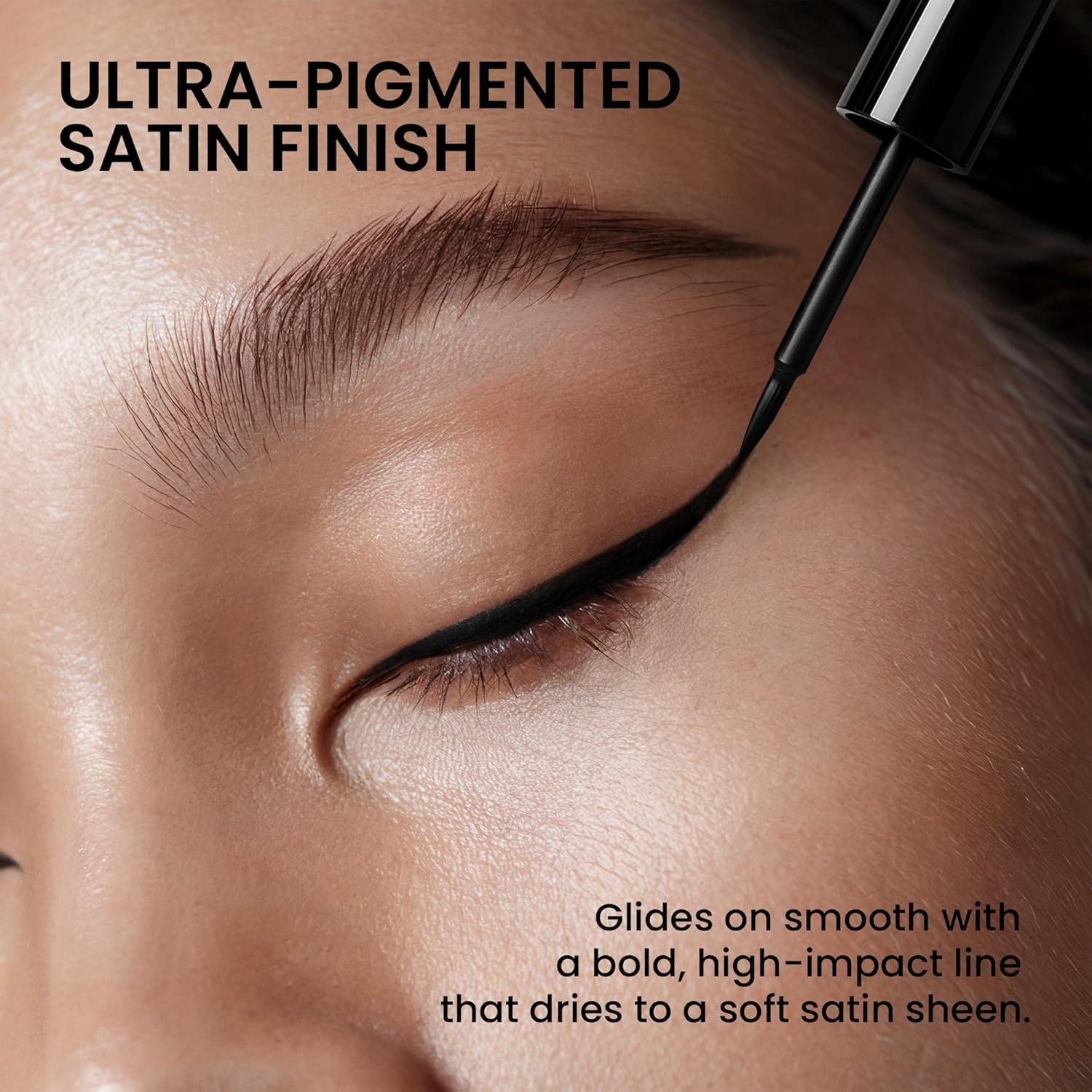 Eyeliner Líquido Peel-Off Obnoxis Negro a Prueba de Manchas