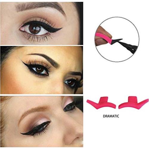 Plantillas de Sombra de Ojos LASSUM 2 Pcs Reutilizables
