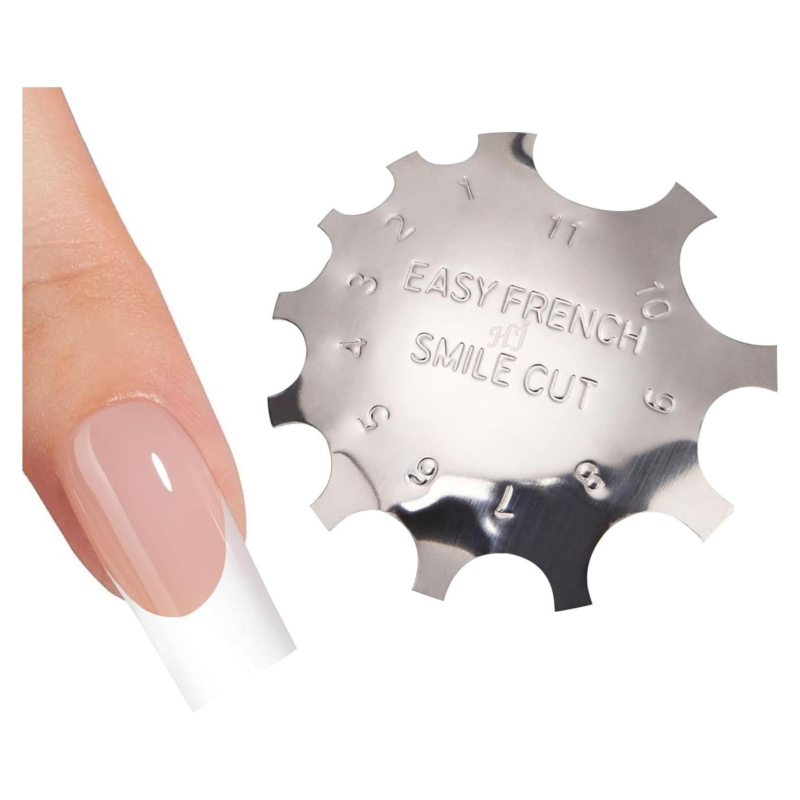 Cortador de Uñas Acrílico C-Shape 9 Tamaños Honey Joy