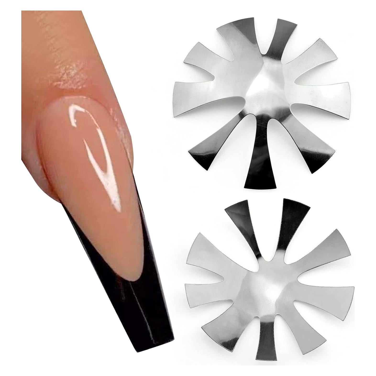 Cortador de Uñas Francesas HJ-NAT196 Acero Inoxidable 9 Tamaños