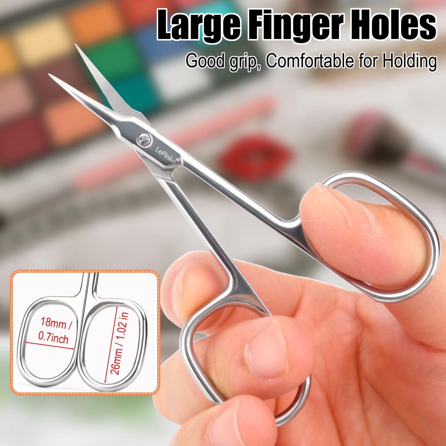 Tijeras de Cutícula LePinko, Acero Inoxidable, Punta Fina