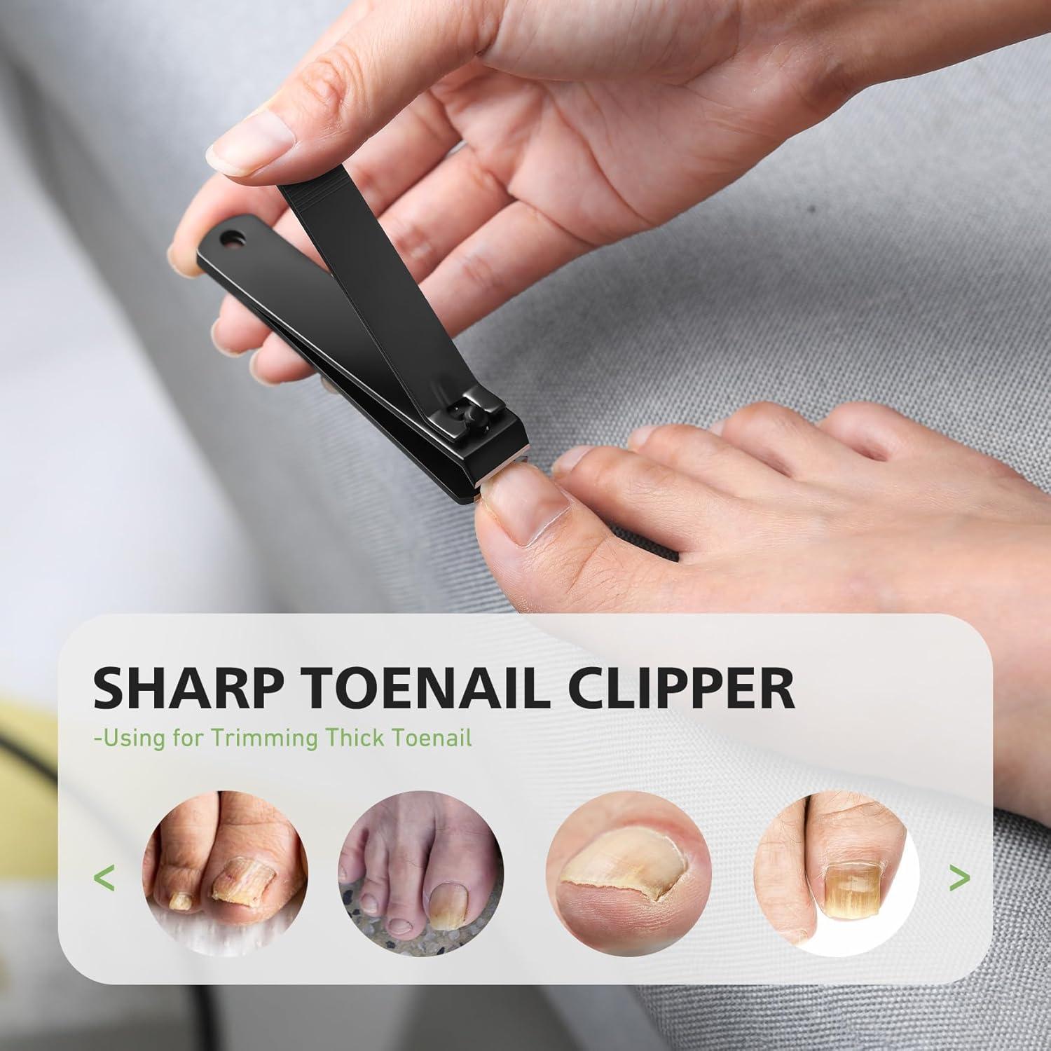 Cortauñas Profesional Baluca Acero Inoxidable Boca Ancha