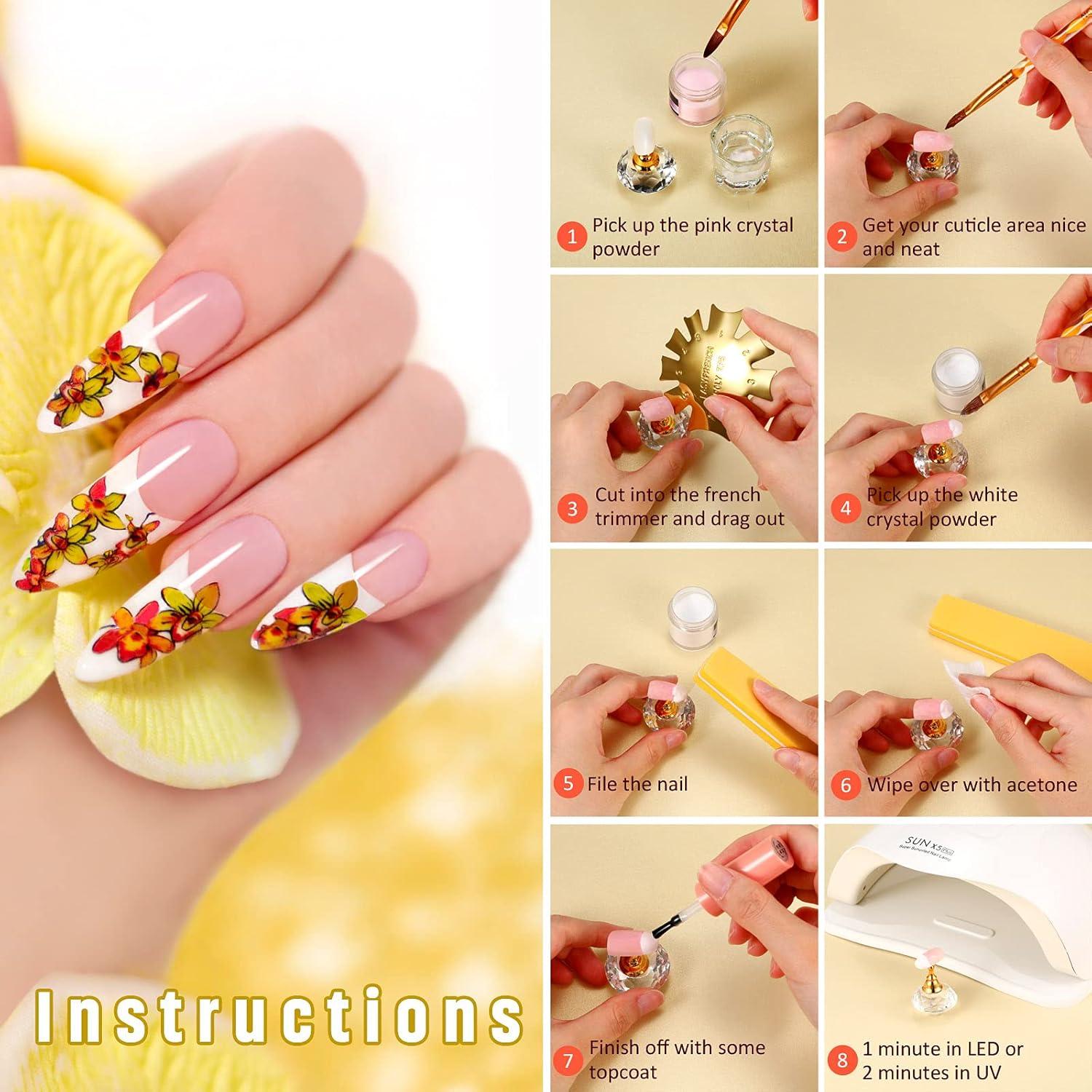 Cortadores de Uñas Francesas Acero Inoxidable 12 Piezas Honoson