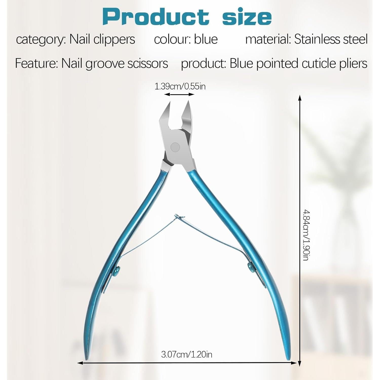 Cortauñas Recto Wanmu para Uñas Gruesas - Acero Inoxidable