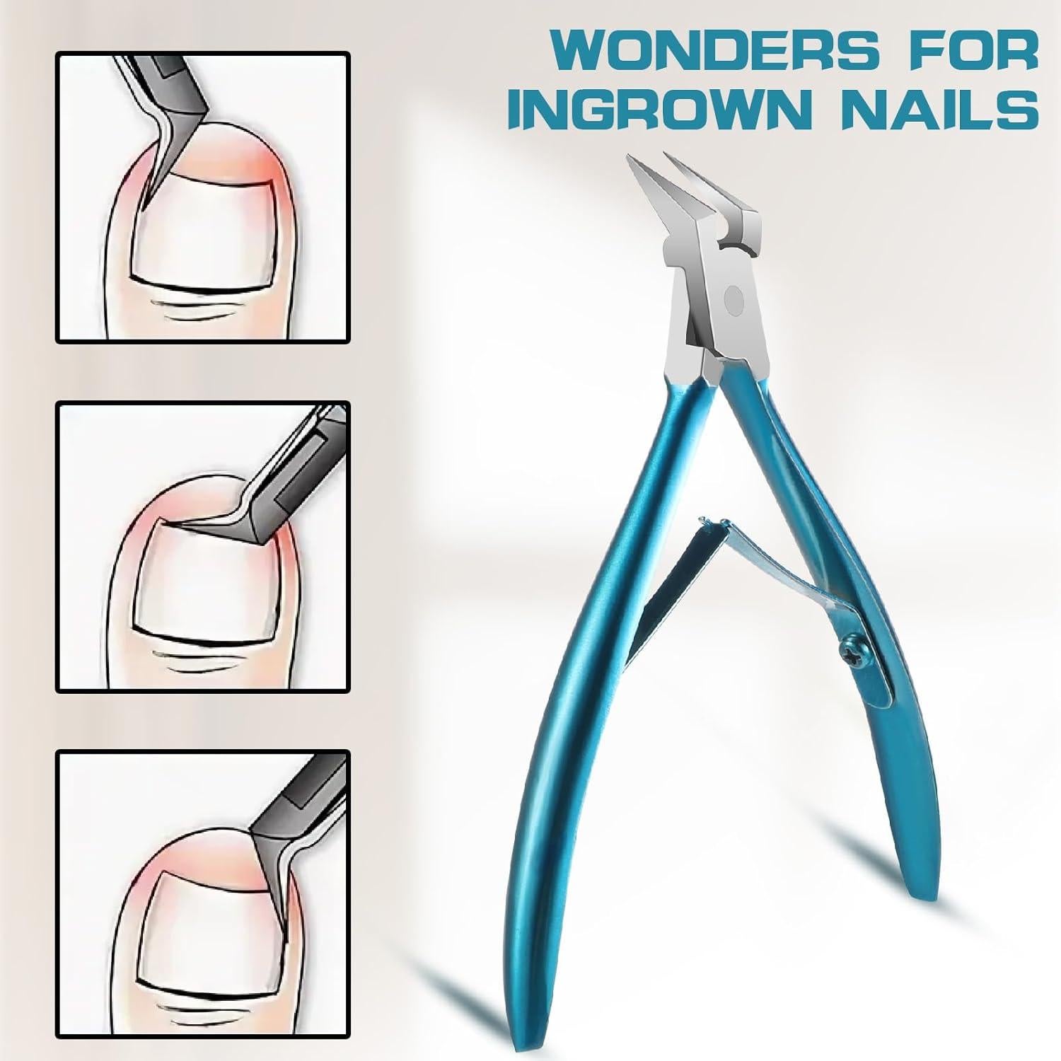Cortauñas Recto Wanmu para Uñas Gruesas - Acero Inoxidable