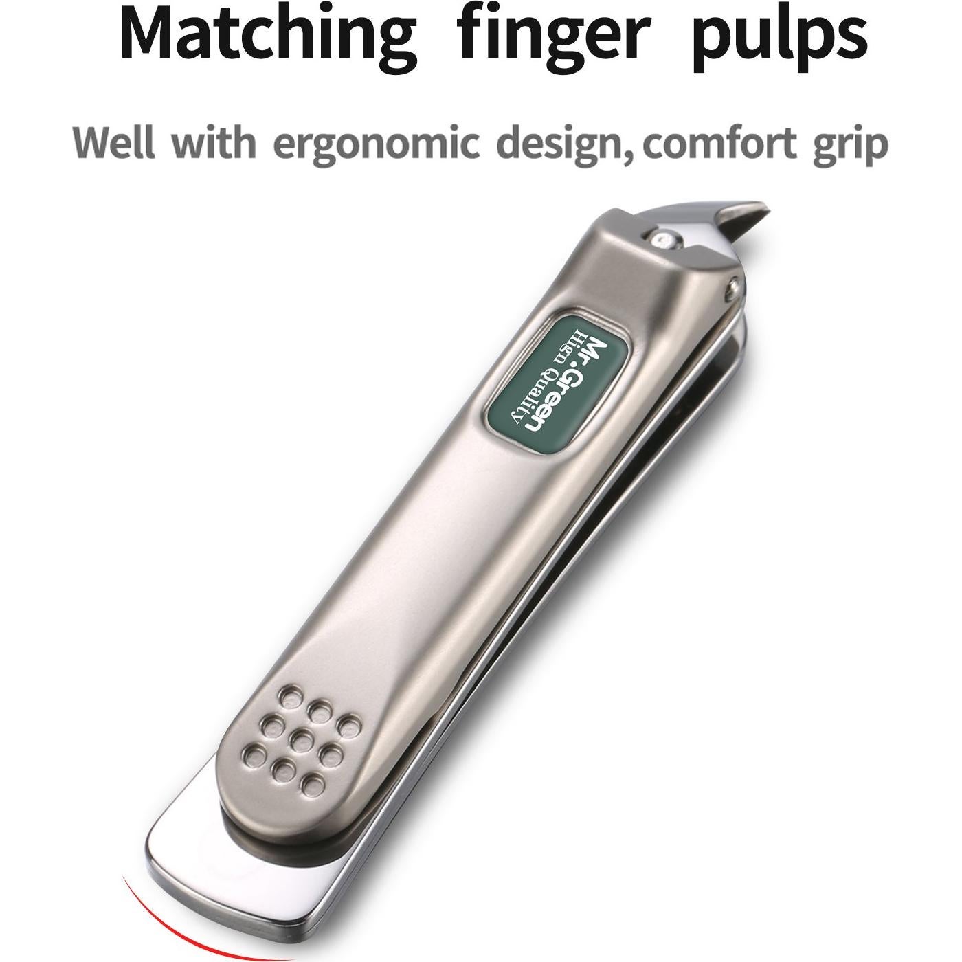 Cortauñas MR.GREEN M-1110plus Acero Inoxidable Duradero