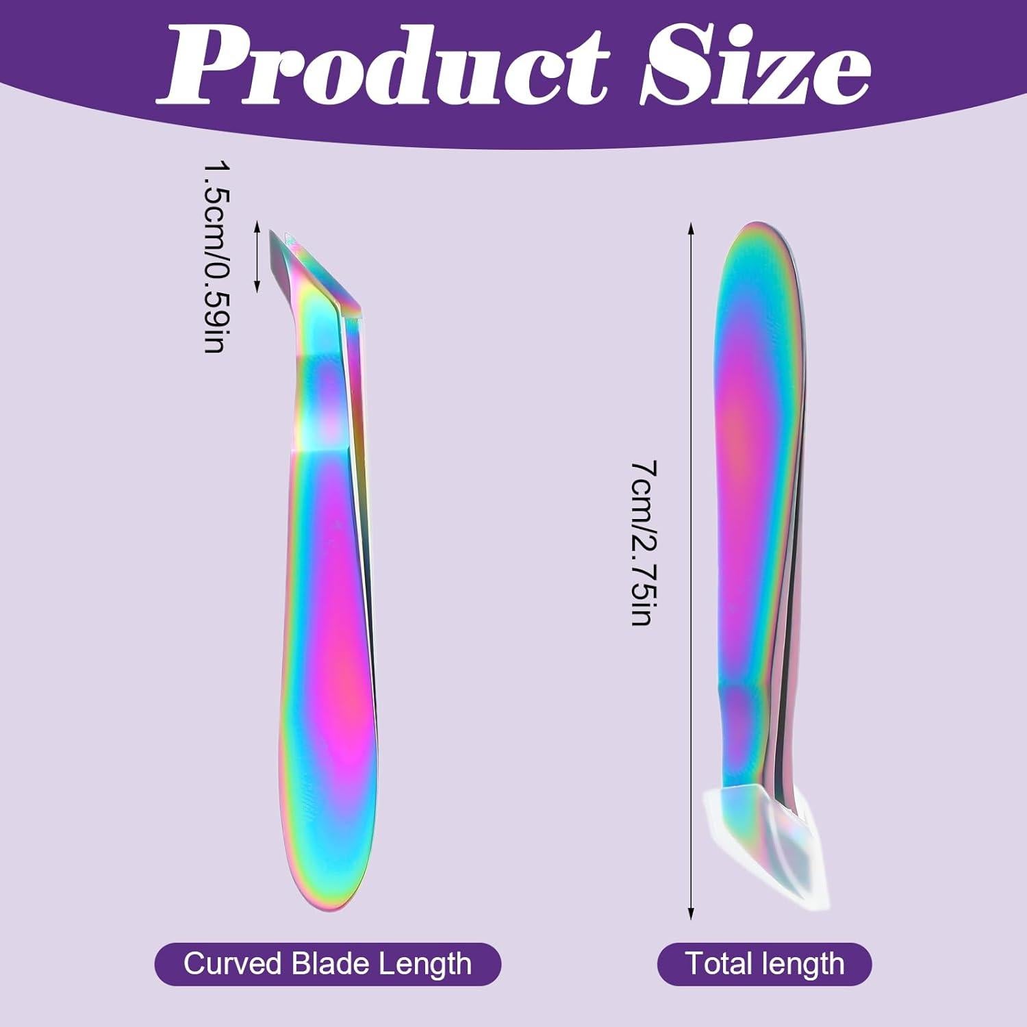 Mini Cortador de Cutículas Acero Inoxidable JJUNW 2 Piezas