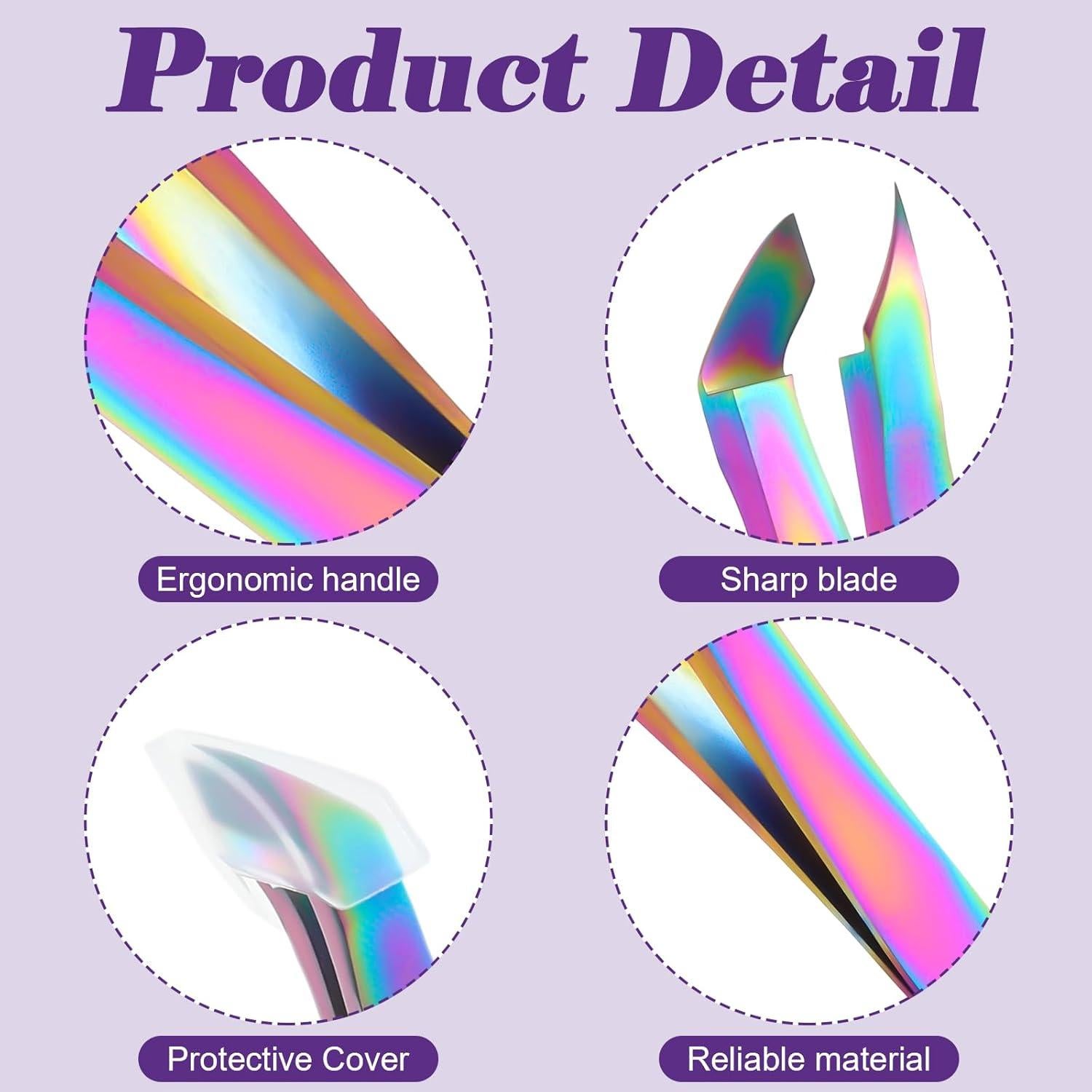 Mini Cortador de Cutículas Acero Inoxidable JJUNW 2 Piezas