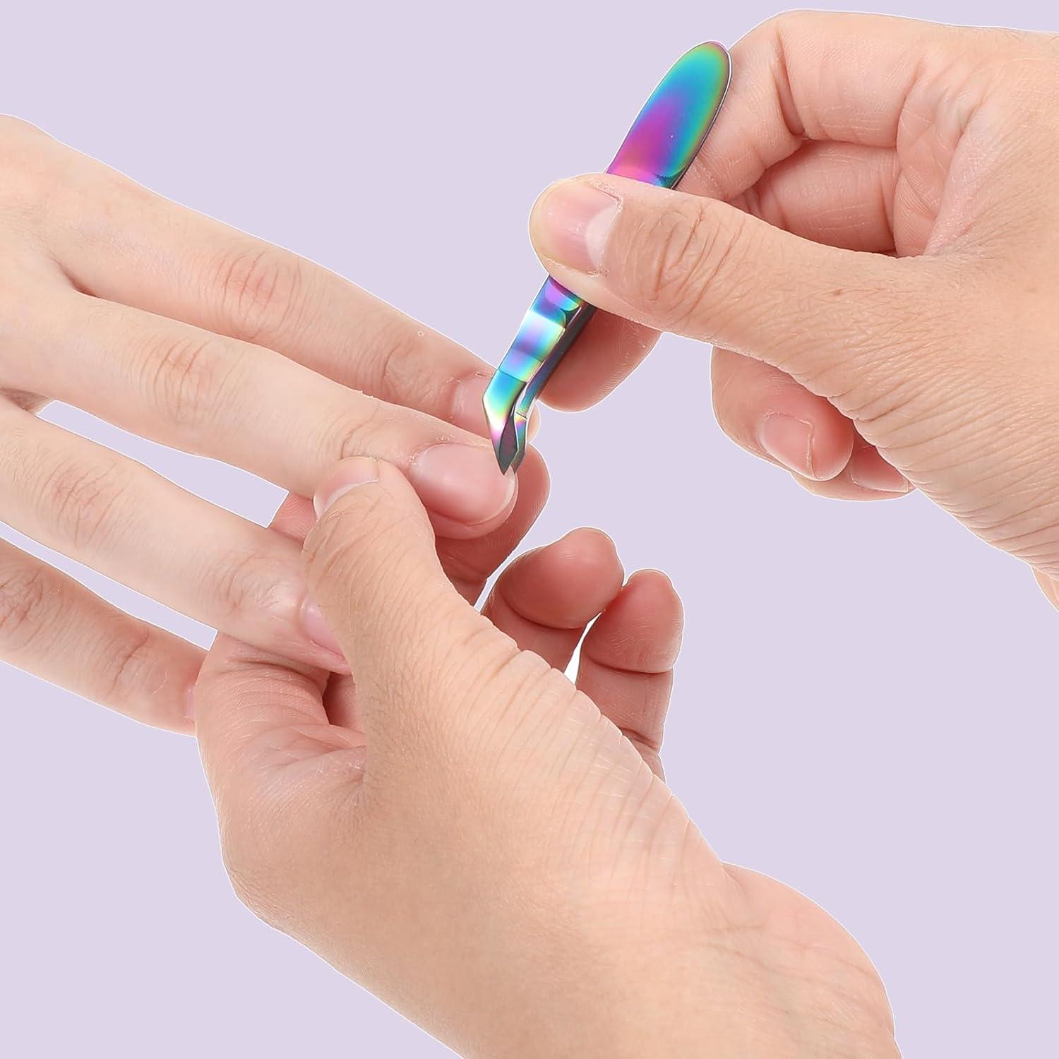 Mini Cortador de Cutículas Acero Inoxidable JJUNW 2 Piezas