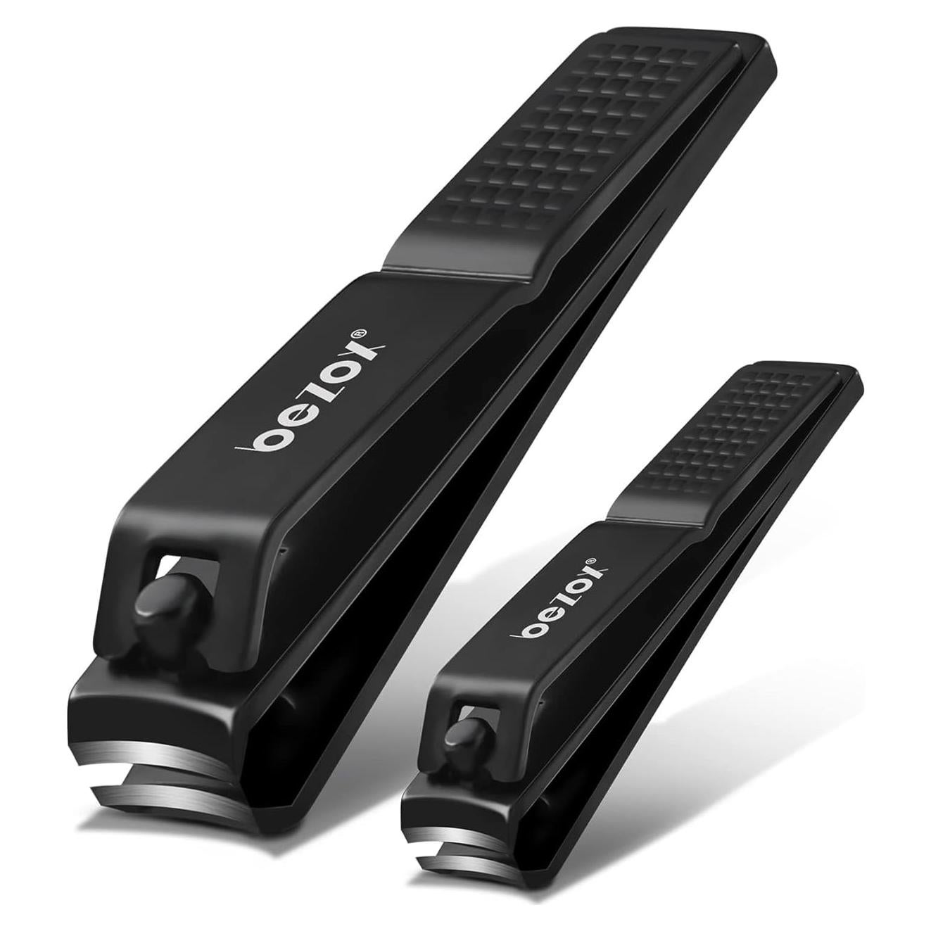 Cortauñas BEZOX de Acero Inoxidable - Juego de 2 Unidades