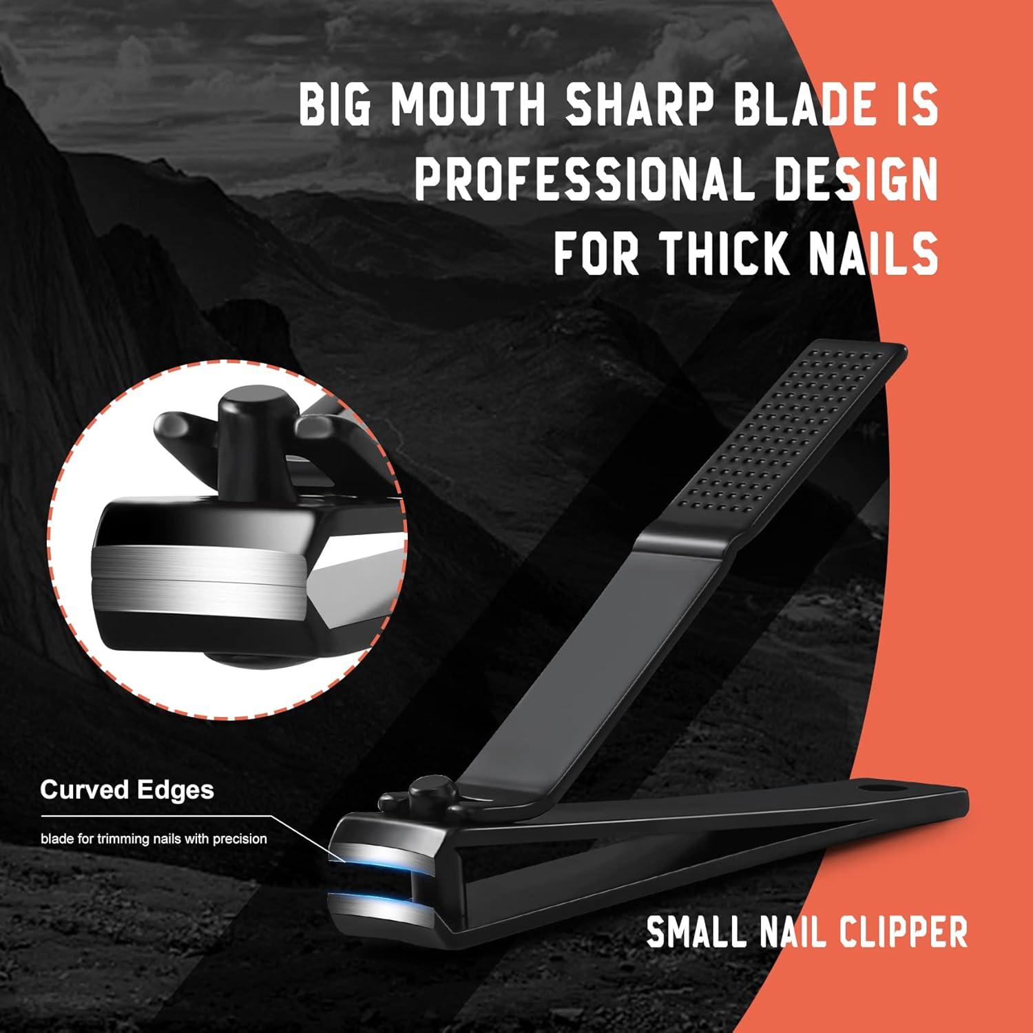 Cortauñas BEZOX de Acero Inoxidable - Juego de 2 Unidades