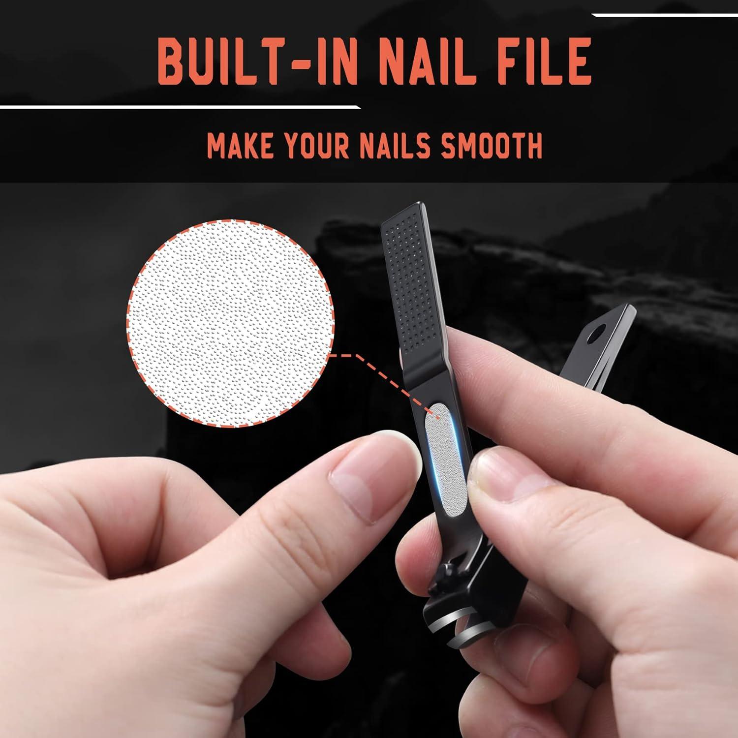 Cortauñas BEZOX de Acero Inoxidable - Juego de 2 Unidades