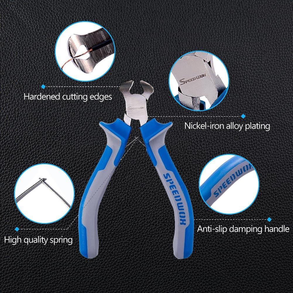 Cortadores de Punta de Precisión SPEEDWOX 10.16 cm para Joyería