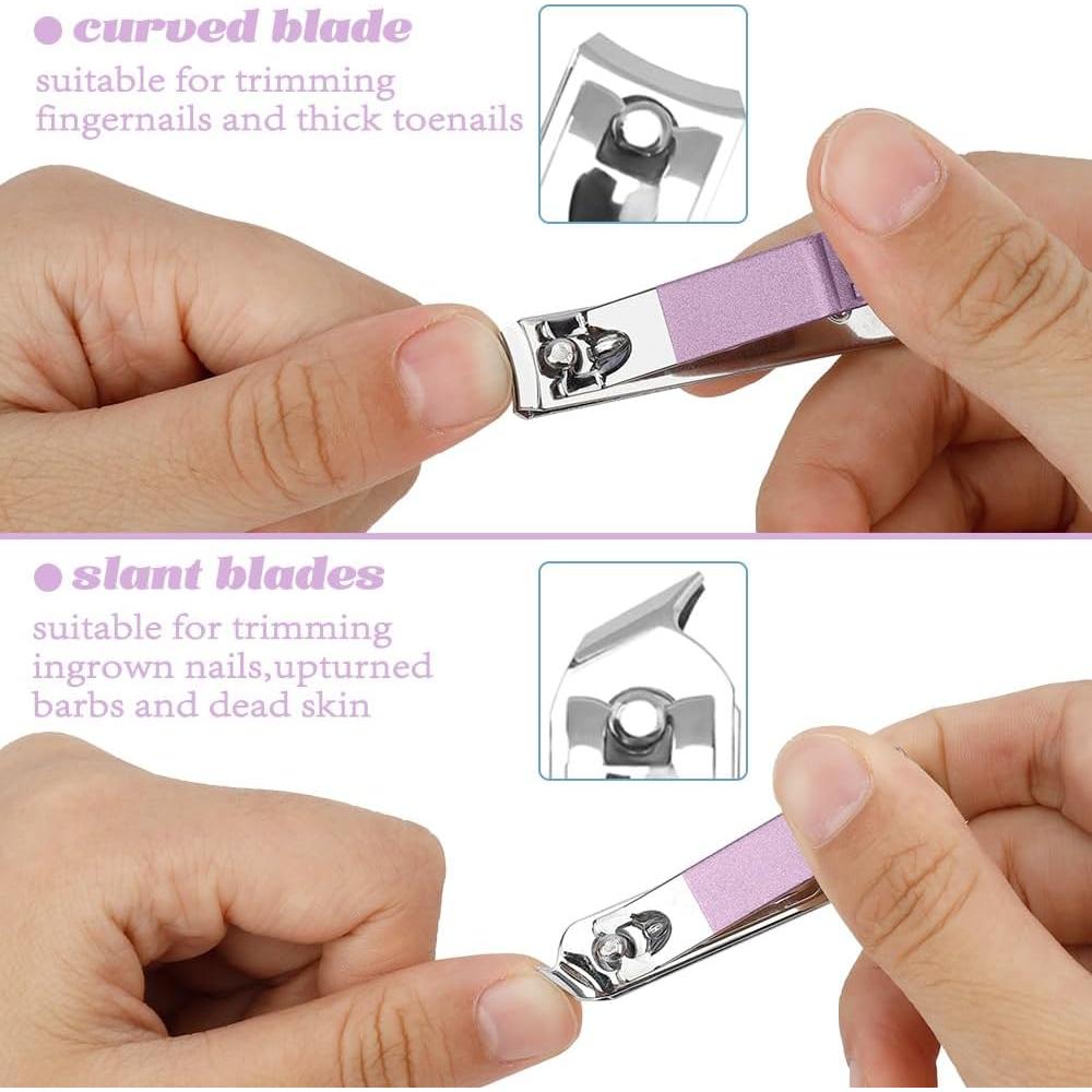 Kit de Manicura 16 Piezas LmashRbaiw - Cortauñas y Herramientas