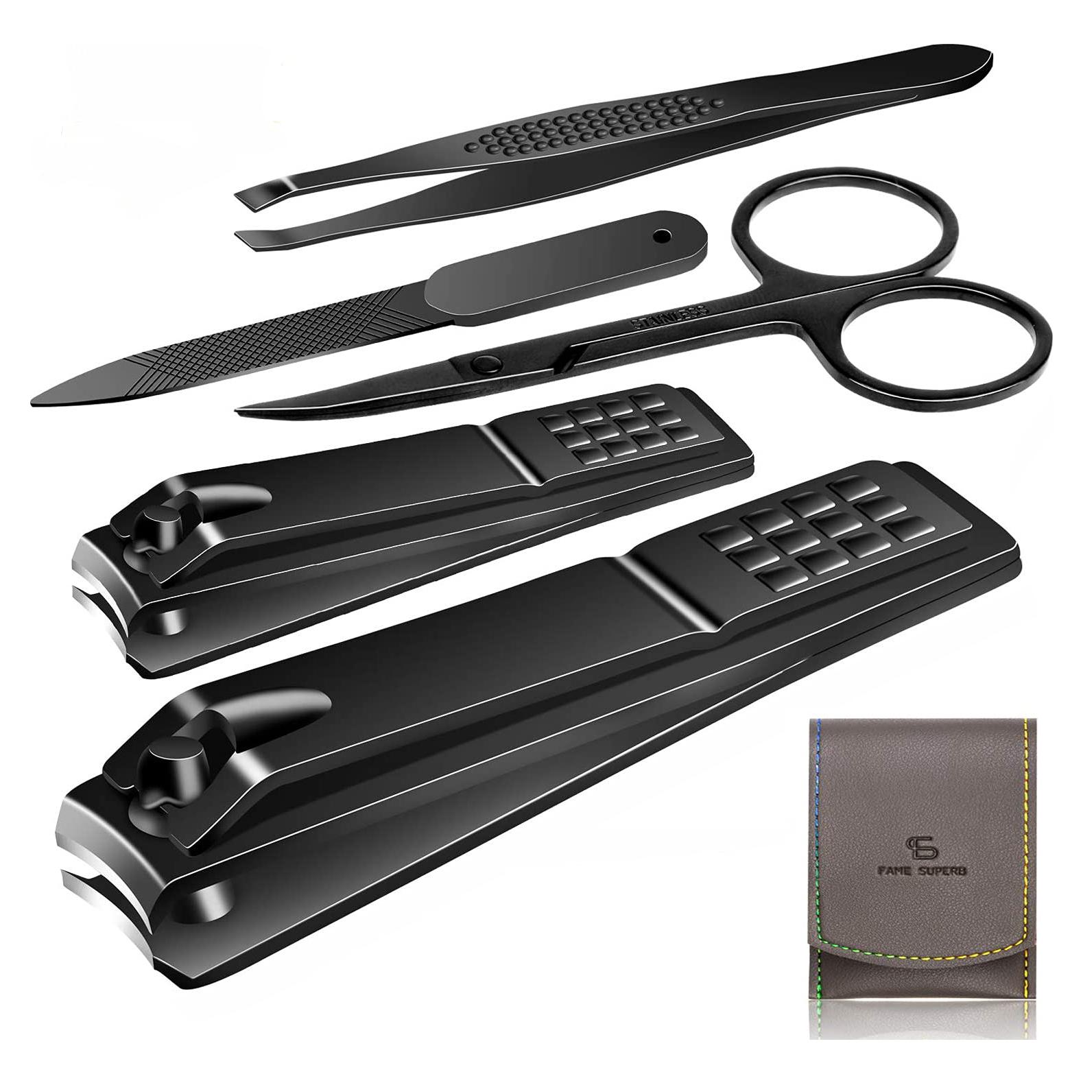 Kit de Manicura y Pedicura QLNE 5 Piezas Acero Inoxidable