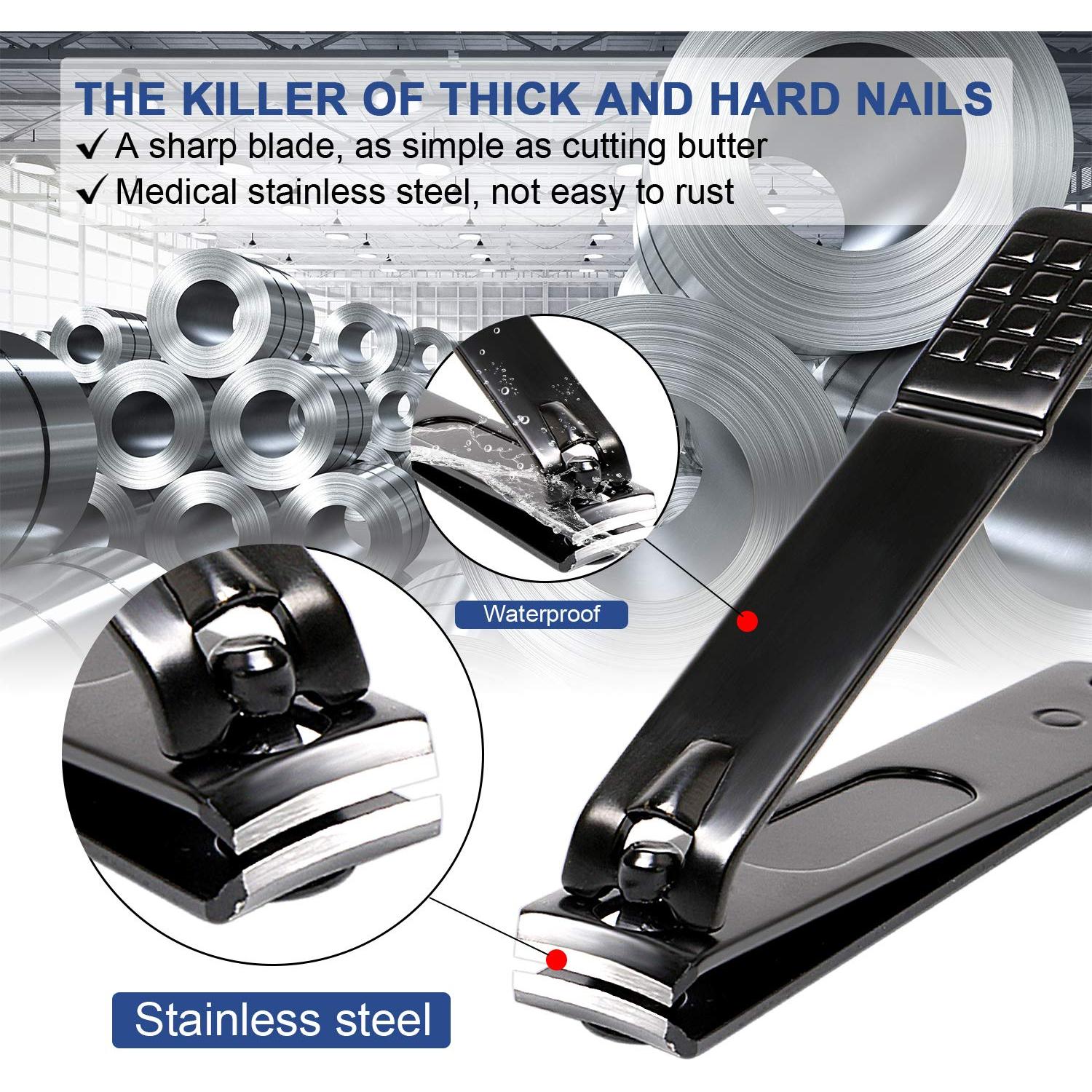 Kit de Manicura y Pedicura QLNE 5 Piezas Acero Inoxidable