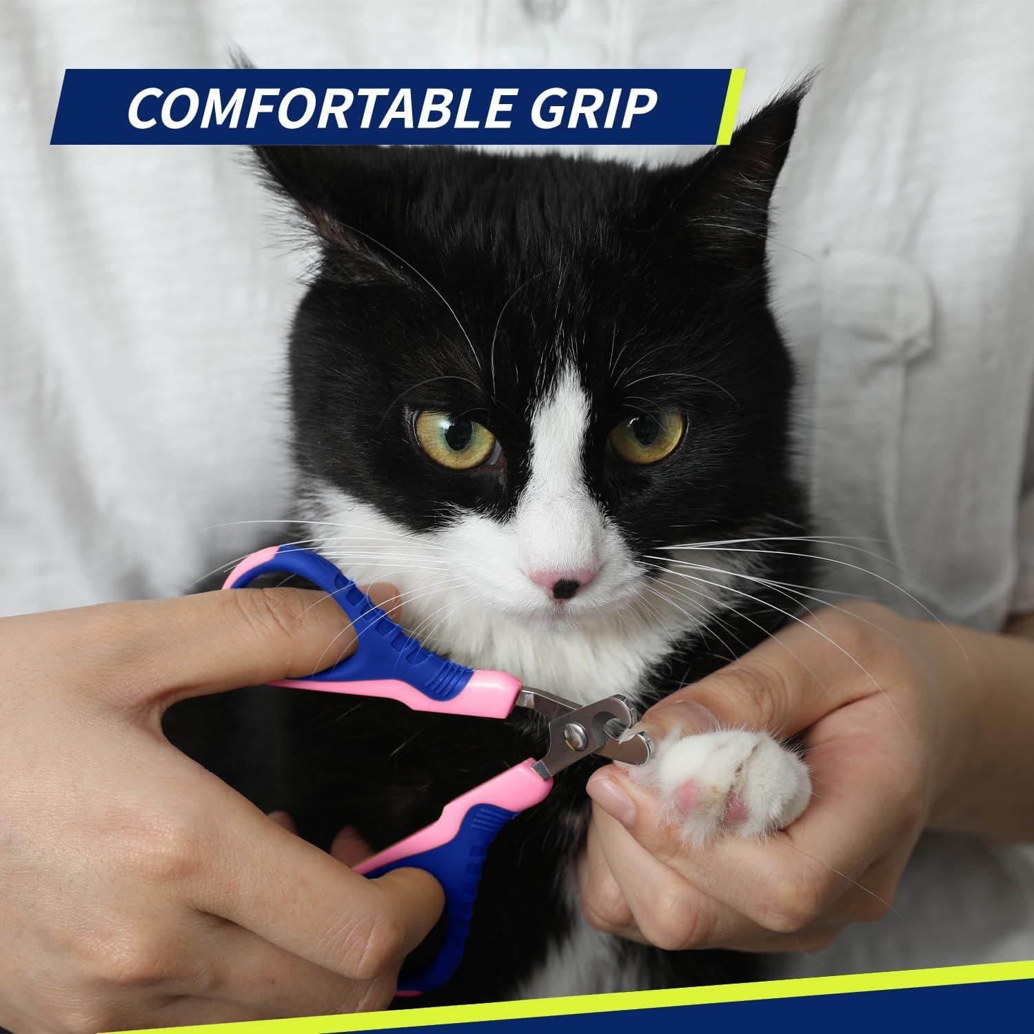 Cortauñas Profesional WePet para Mascotas Pequeñas Rosa/Azul