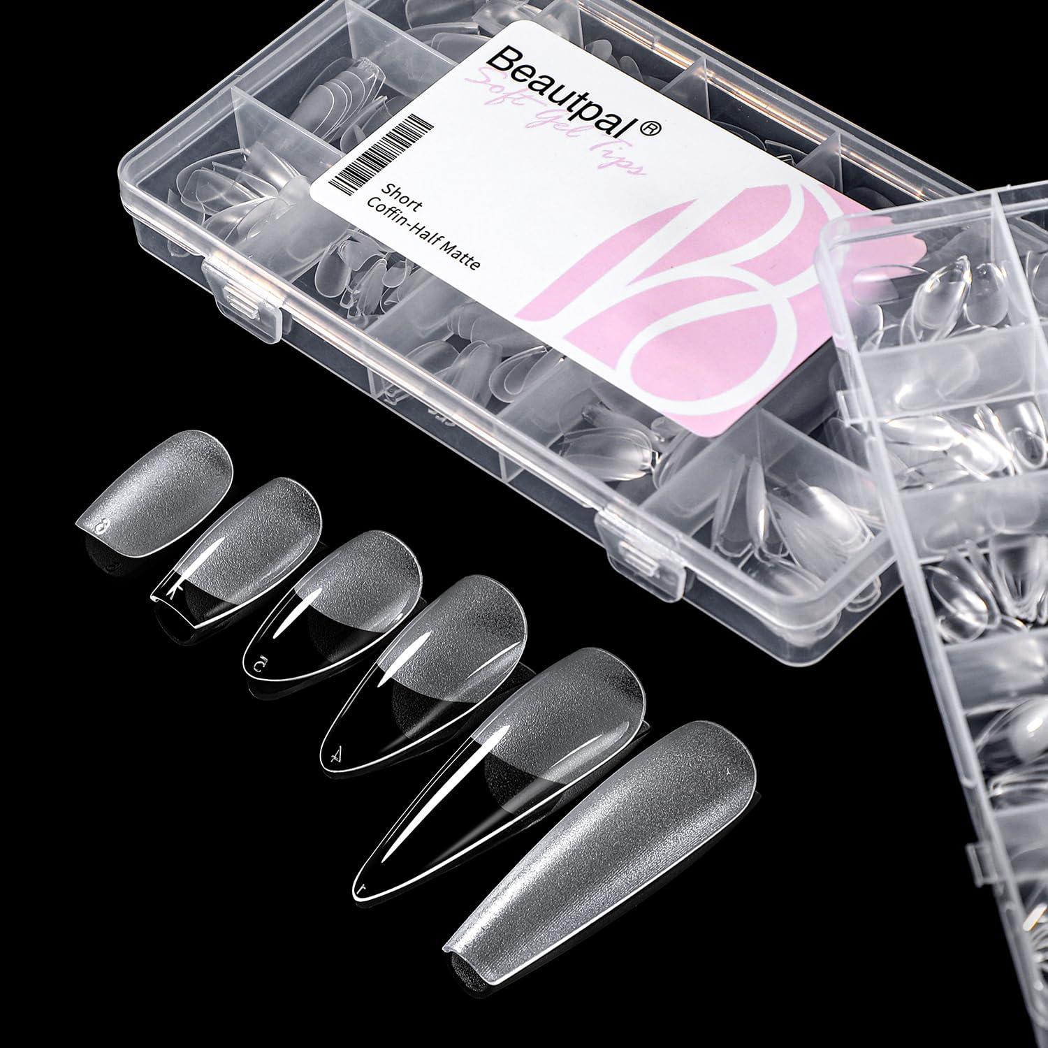 Puntas de Uñas de Gel Largas Stiletto BEAUTPAL 510pcs