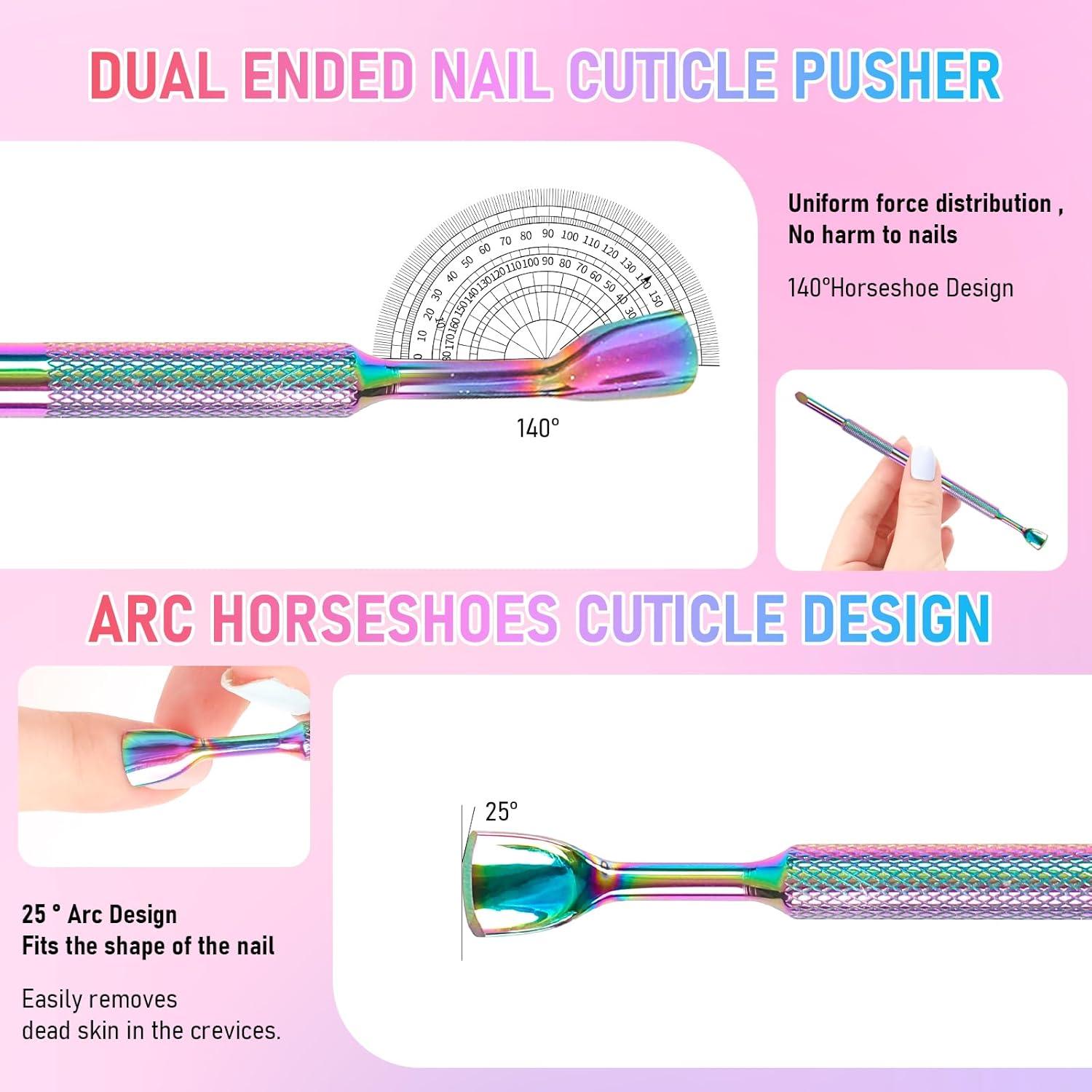 Removedor de Cutículas Doble Cara Astonfog con Papel Lija 100/240