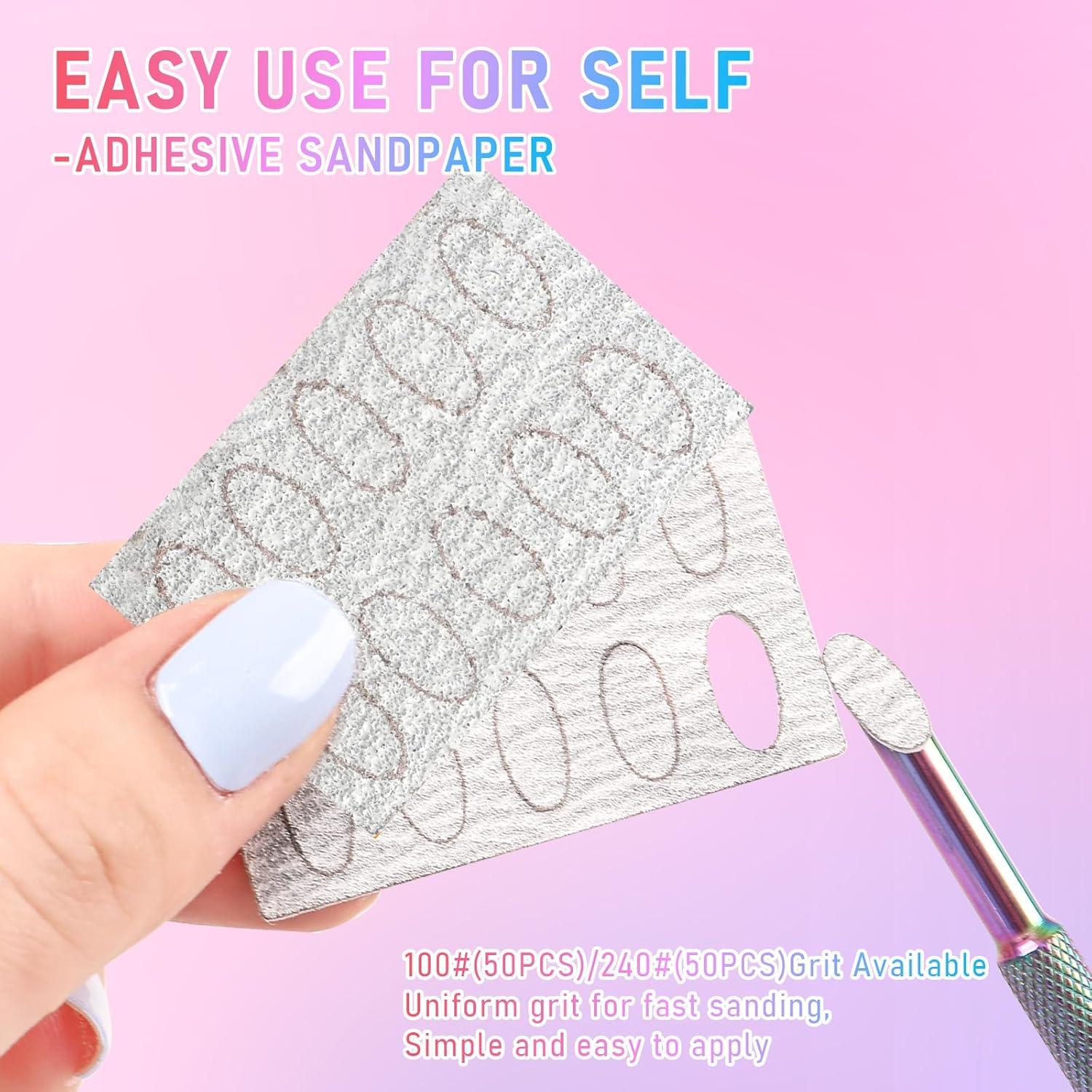 Removedor de Cutículas Doble Cara Astonfog con Papel Lija 100/240