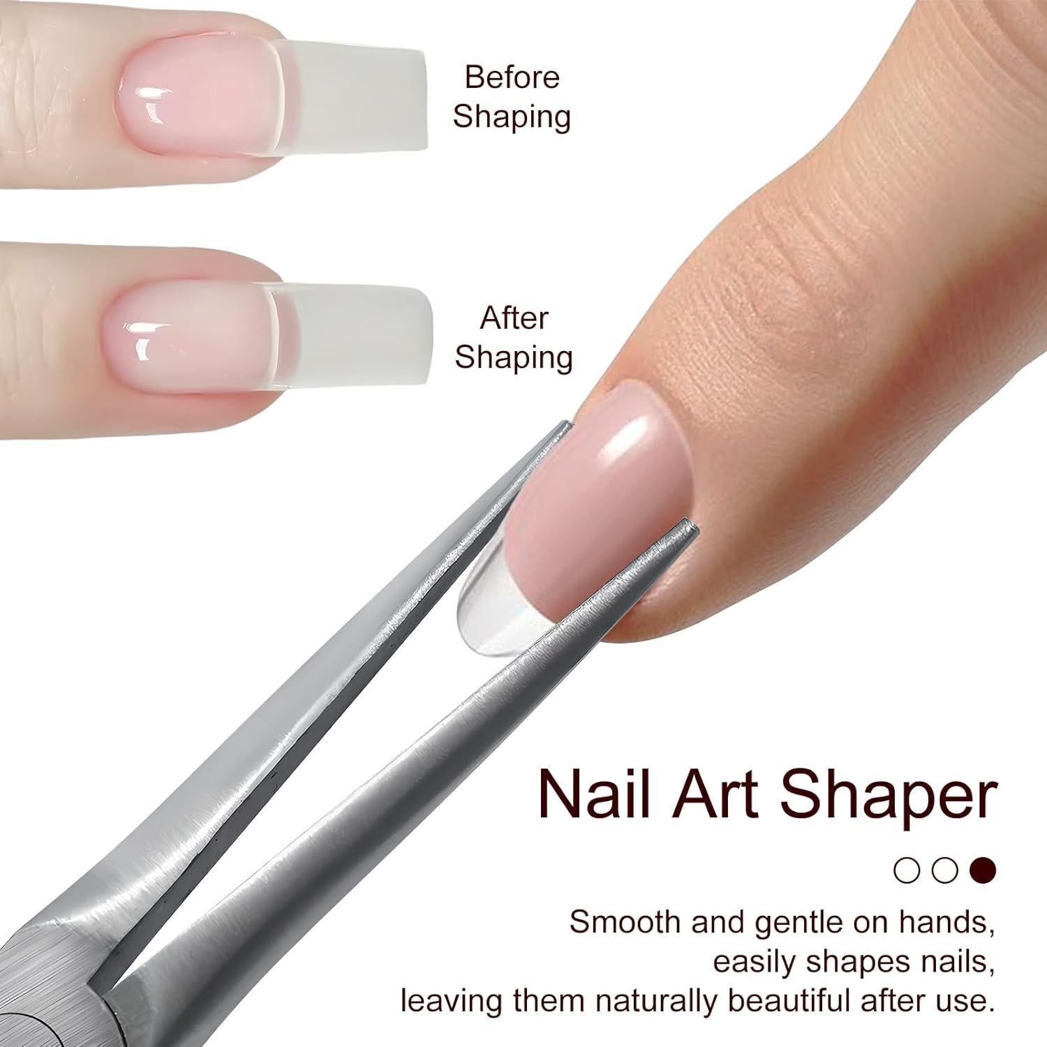 Juego de herramientas de pinzas Kootinn para uñas de gel UV