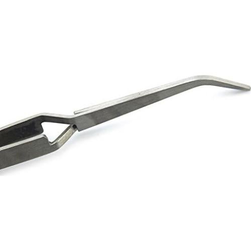 Pinzas de Acrílico KADS para Uñas - Acero Inoxidable 17.78cm