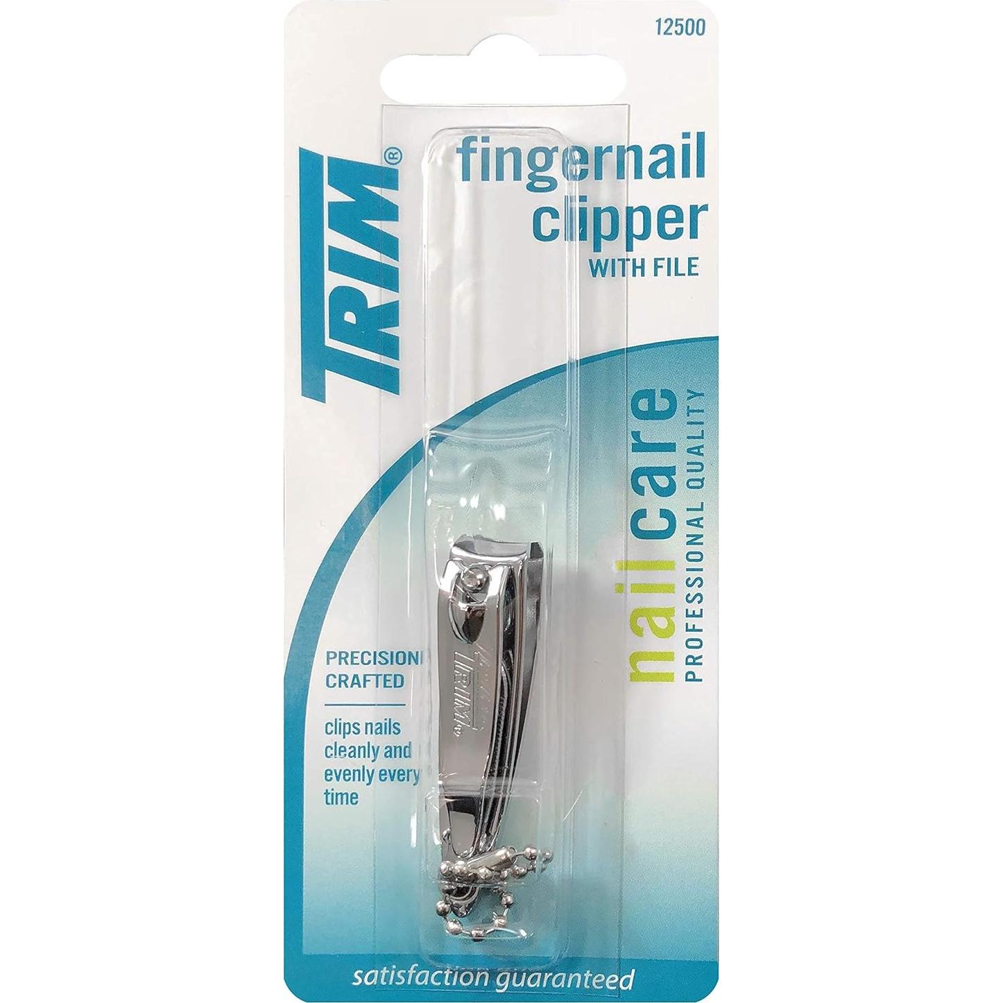 Cortador de Uñas Trim con Lima - Paquete de 6 Unidades