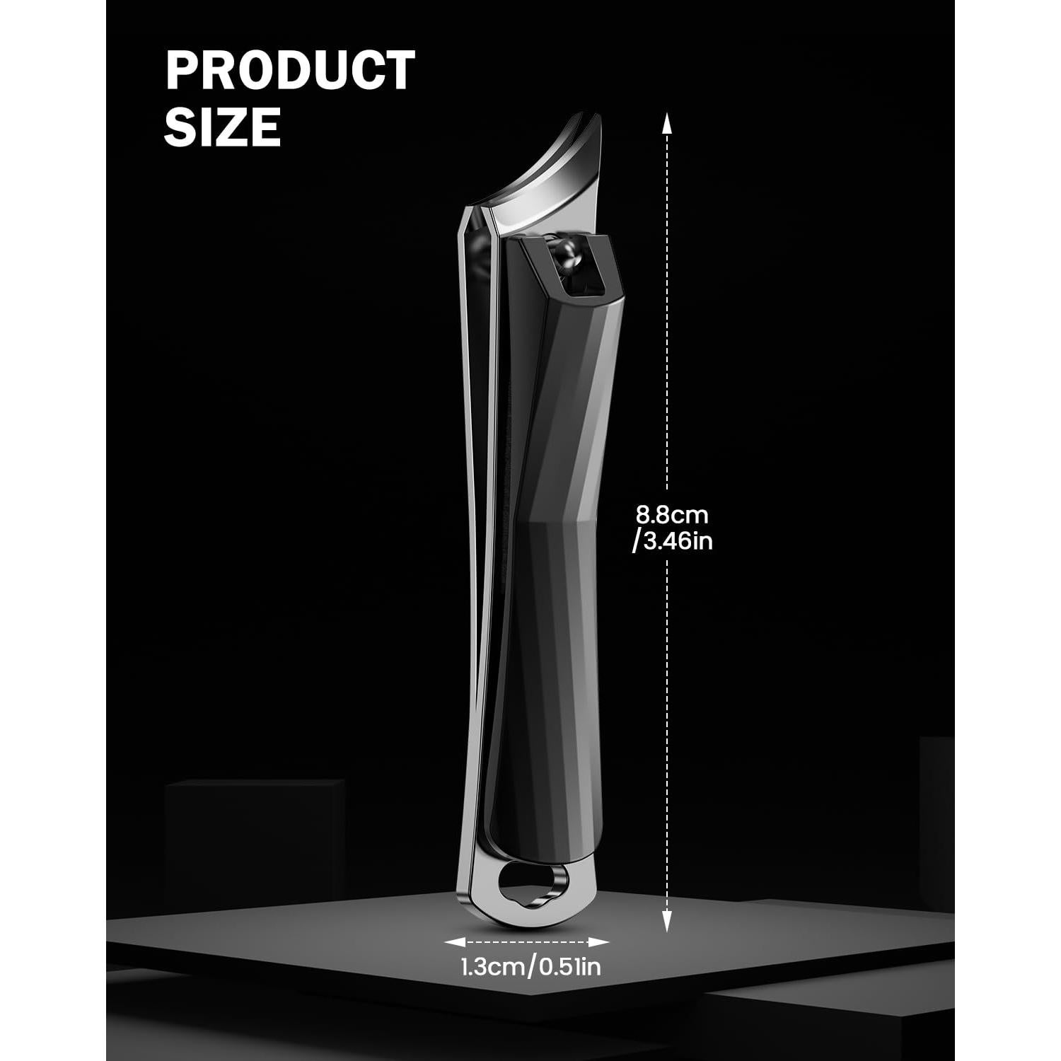 Cortauñas Curvados BEZOX - Alta Resistencia para Uñas Gruesas