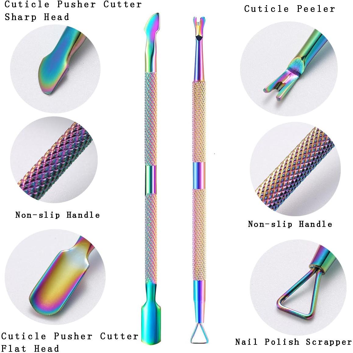 Kit Removedor de Cutículas Sotong 4 en 1 - Tijeras y Lima