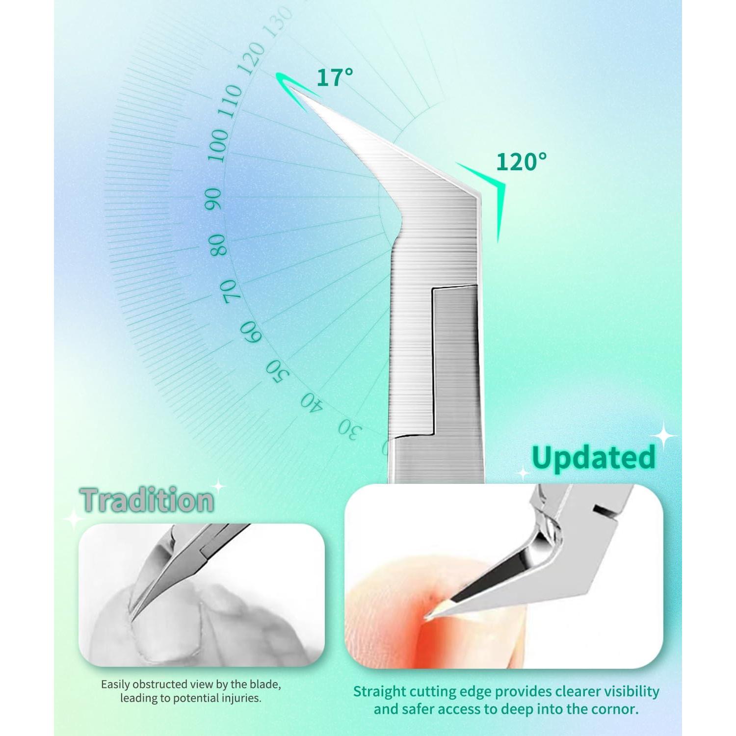 Cortador de Uñas Encarnadas ILLFER Acero Inoxidable 12 cm