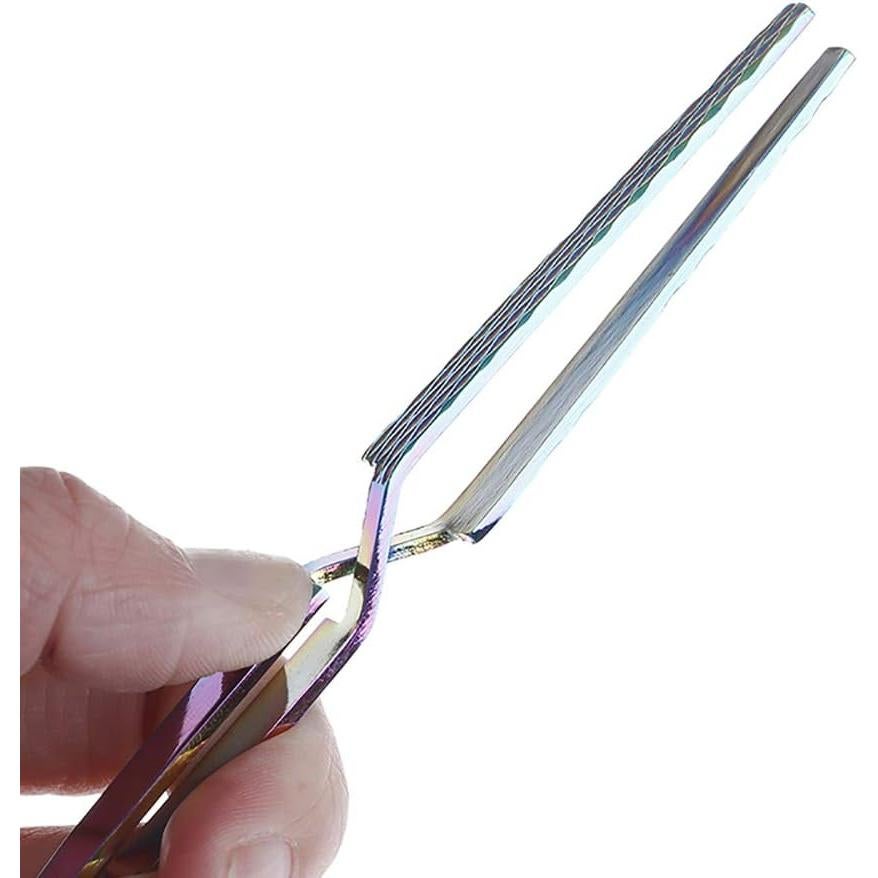 Pinzas de Acero Inoxidable WOKOTO para Uñas Acrílicas 22cm