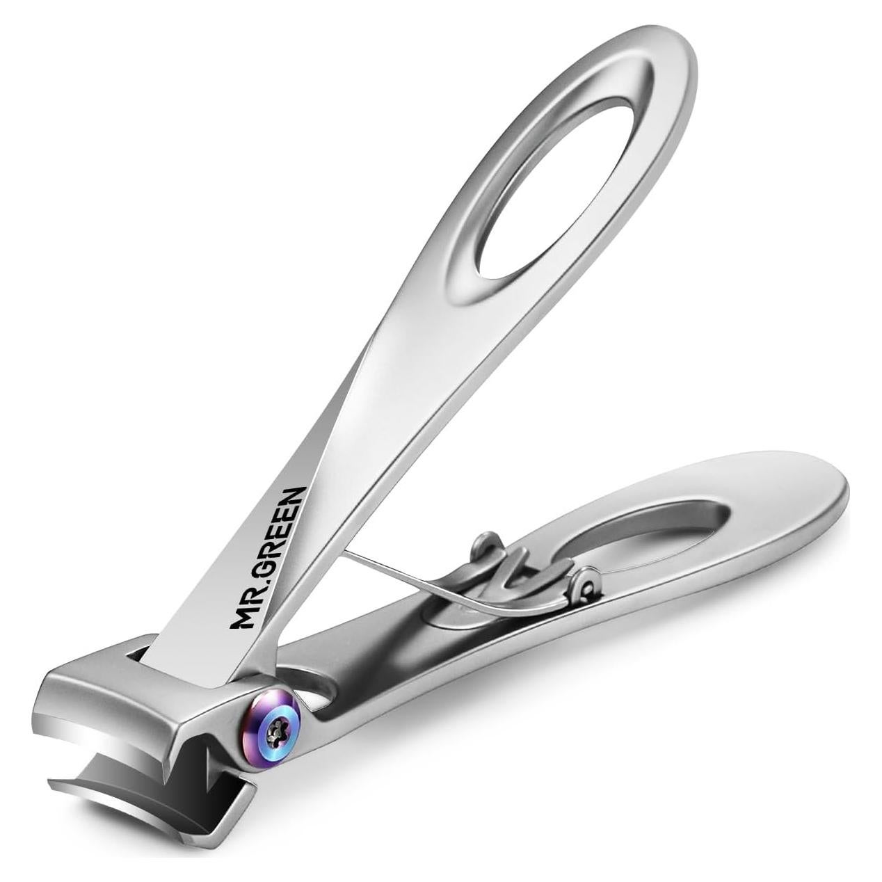 Cortaúñas MR.GREEN Acero Inoxidable Apertura Ancha 11mm