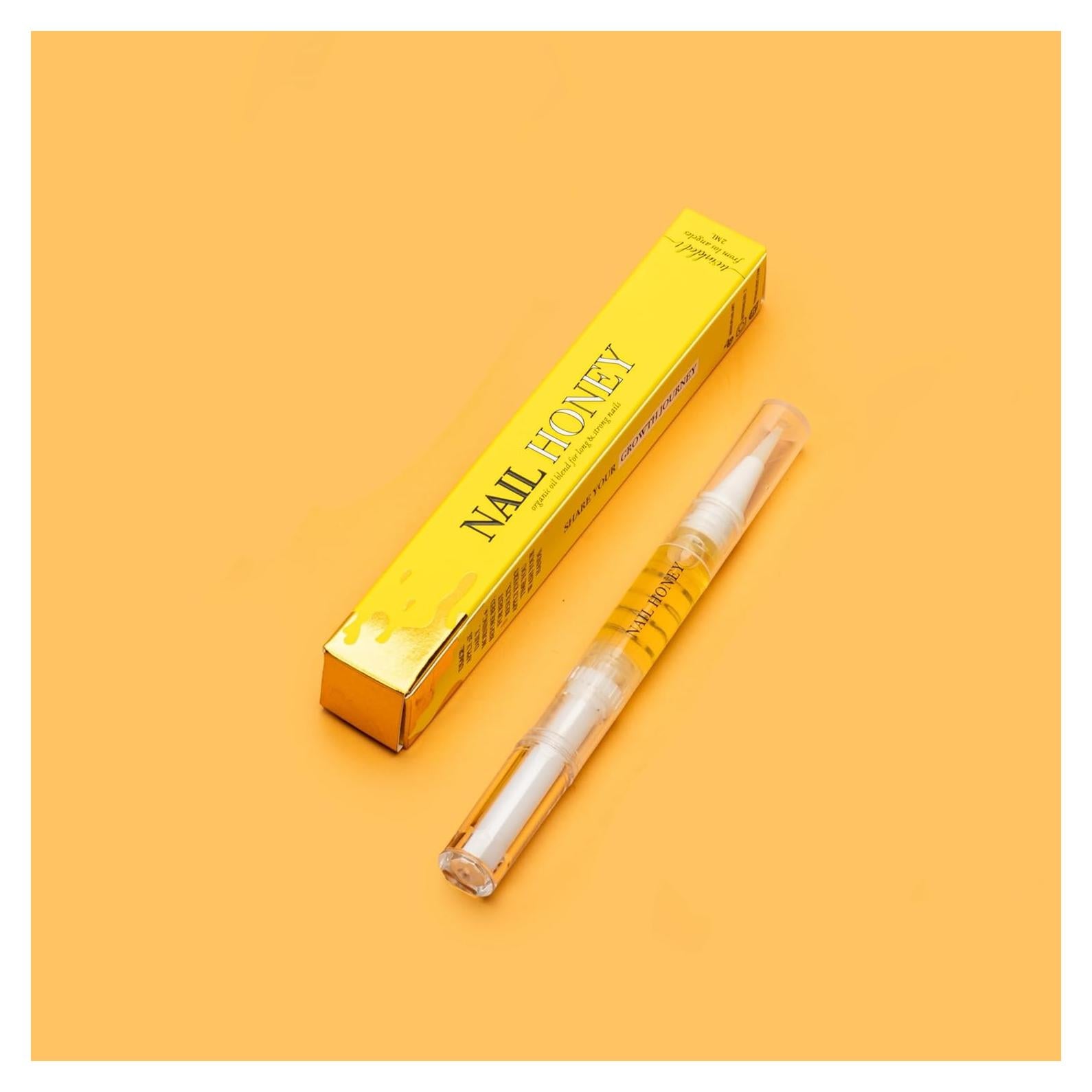 Aceite para Uñas Twinkled T Nail Honey 2ml - Orgánico y Fortalecedor