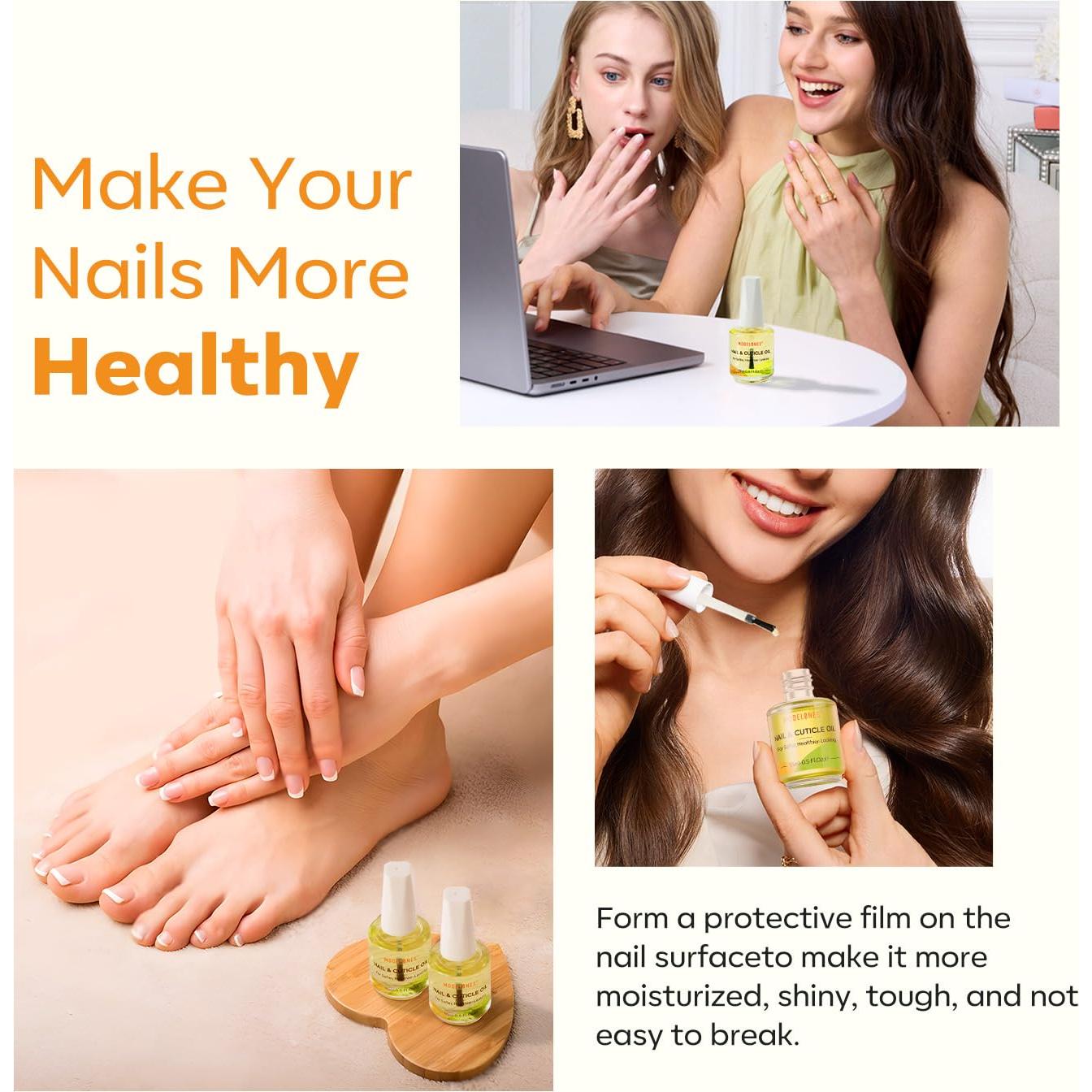 Aceite de Cutícula Modelones 15ml - Crecimiento y Fortalecimiento