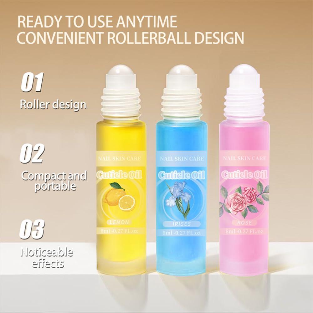 Aceite para Cutículas Roll On SULLMAR 8ml Hidratante Limón