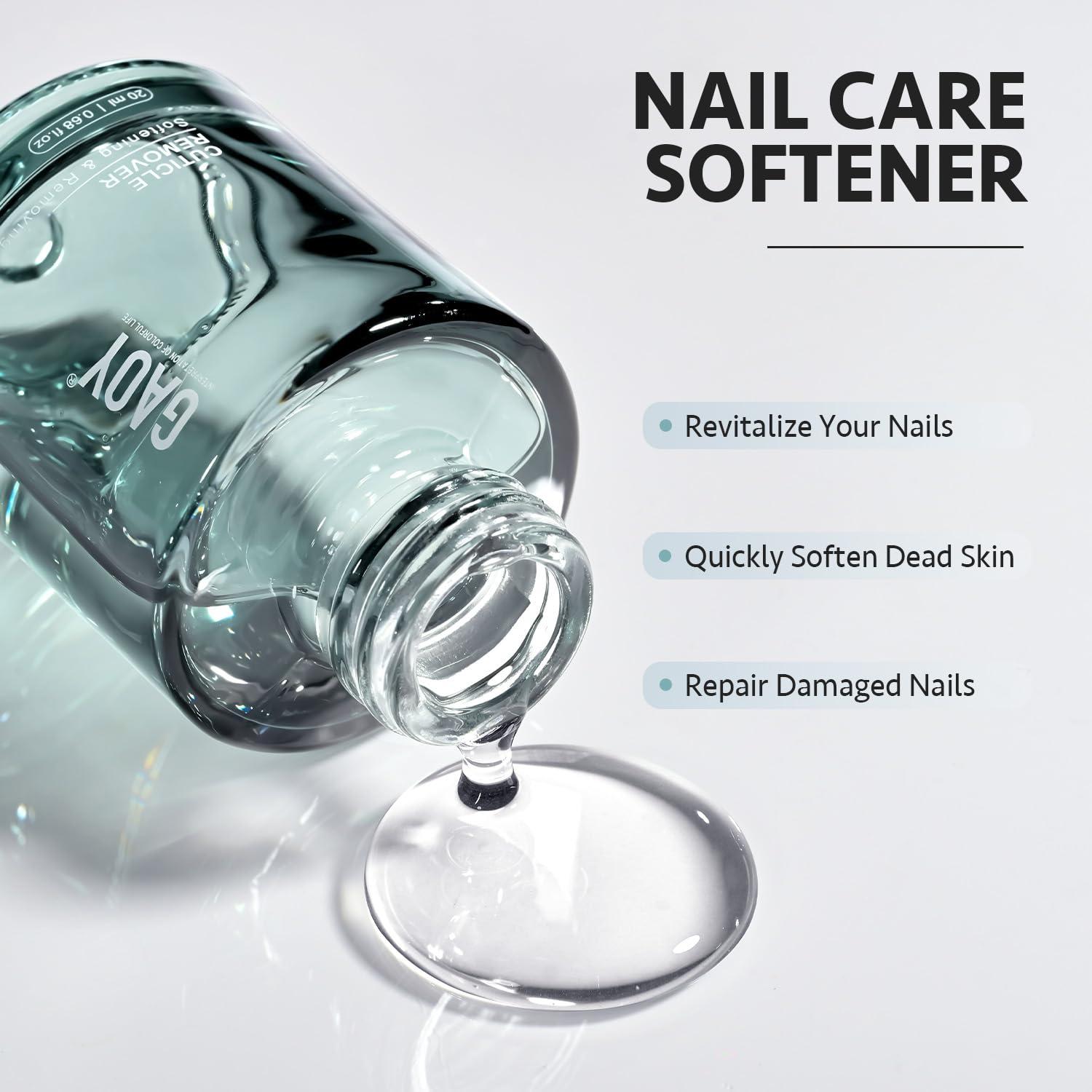 Gel Removedor de Cutículas GAOY 20ml Suavizante para Uñas