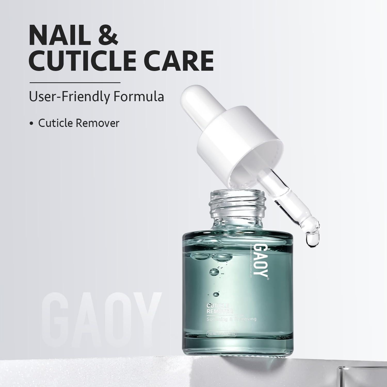 Gel Removedor de Cutículas GAOY 20ml Suavizante para Uñas
