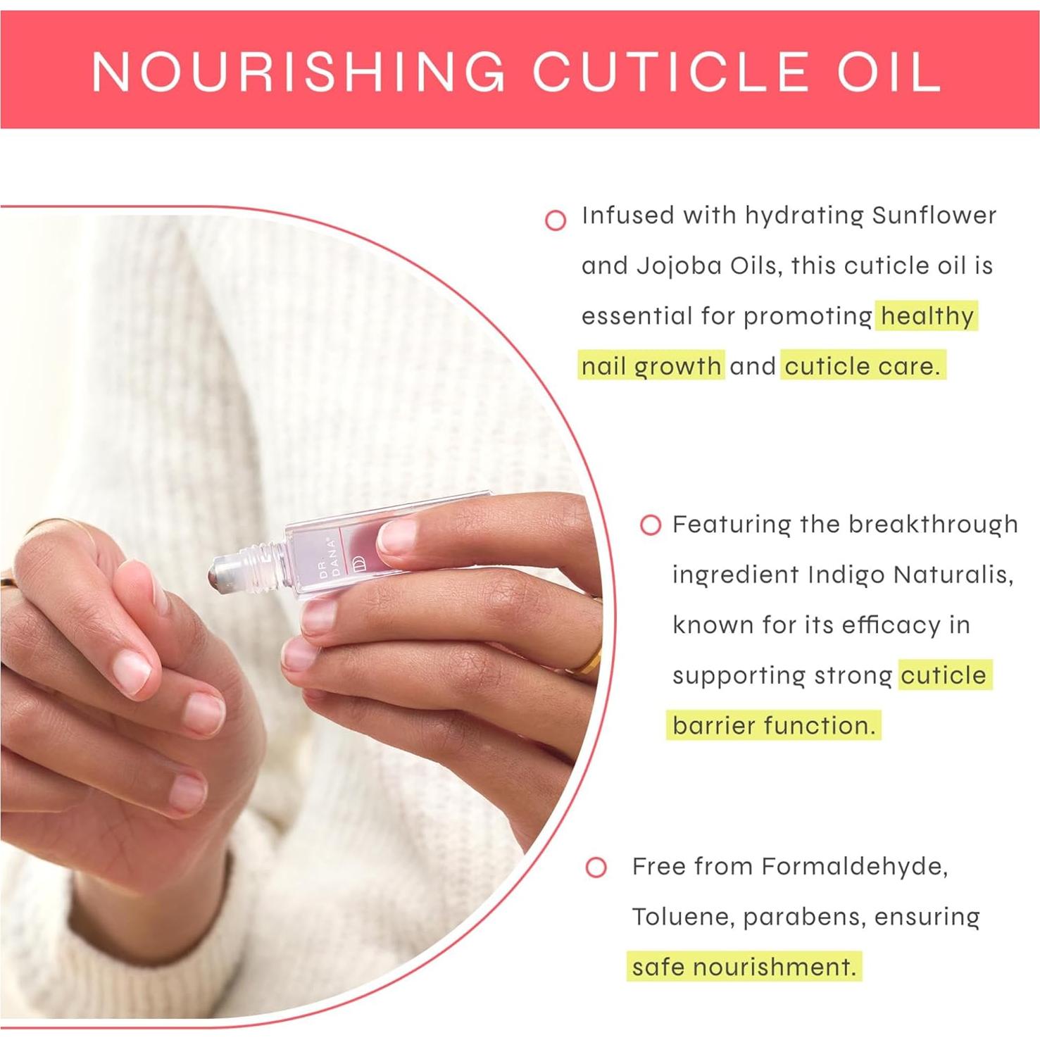 Aceite para Cutículas Dr. Dana 7 ml - Hidratante Natural