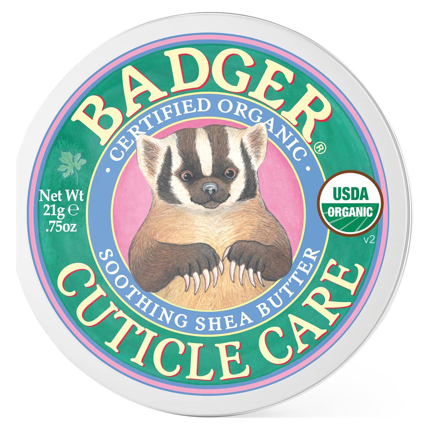 Bálsamo Orgánico para Cutículas Badger 21g - Crema Natural Hidratante