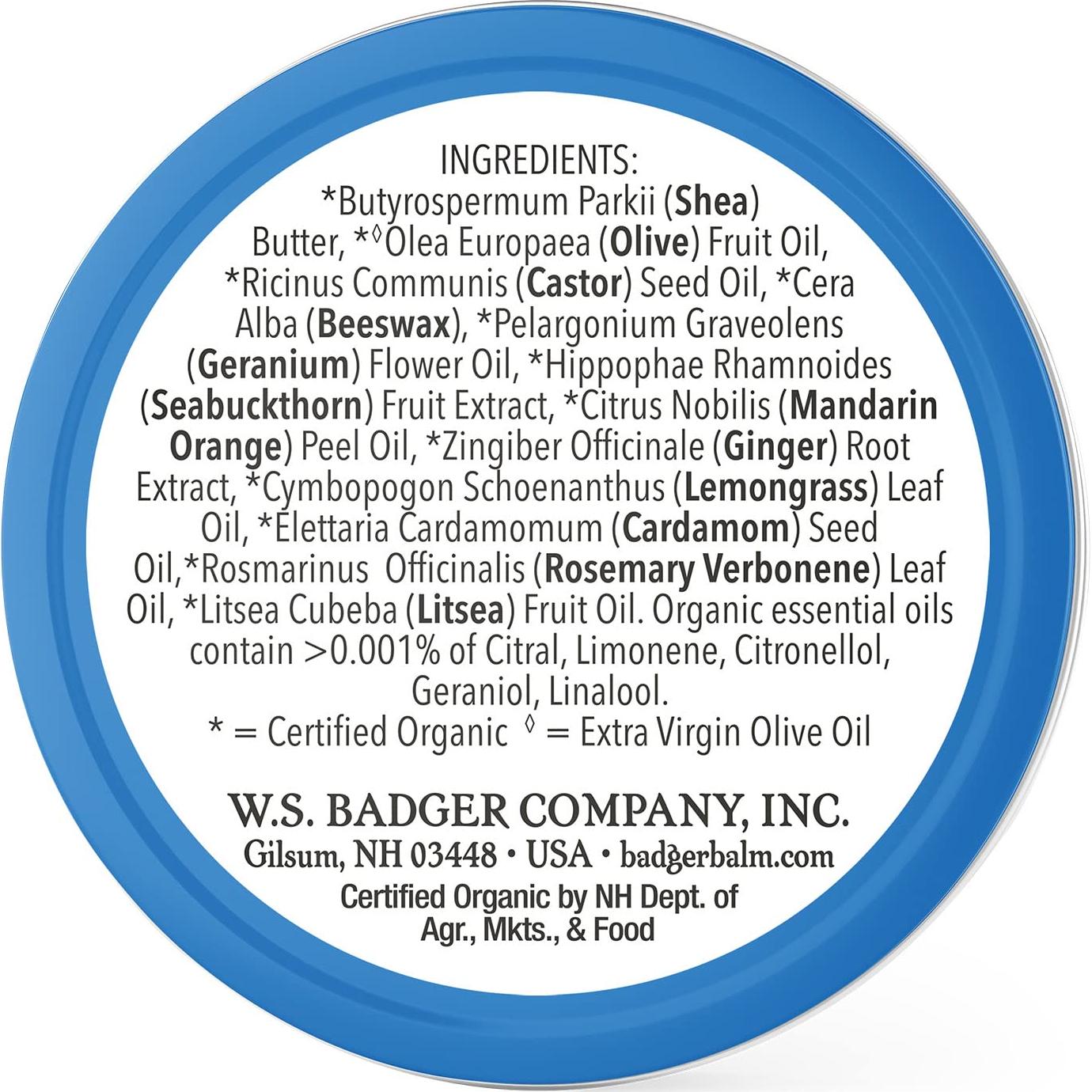 Bálsamo Orgánico para Cutículas Badger 21g - Crema Natural Hidratante