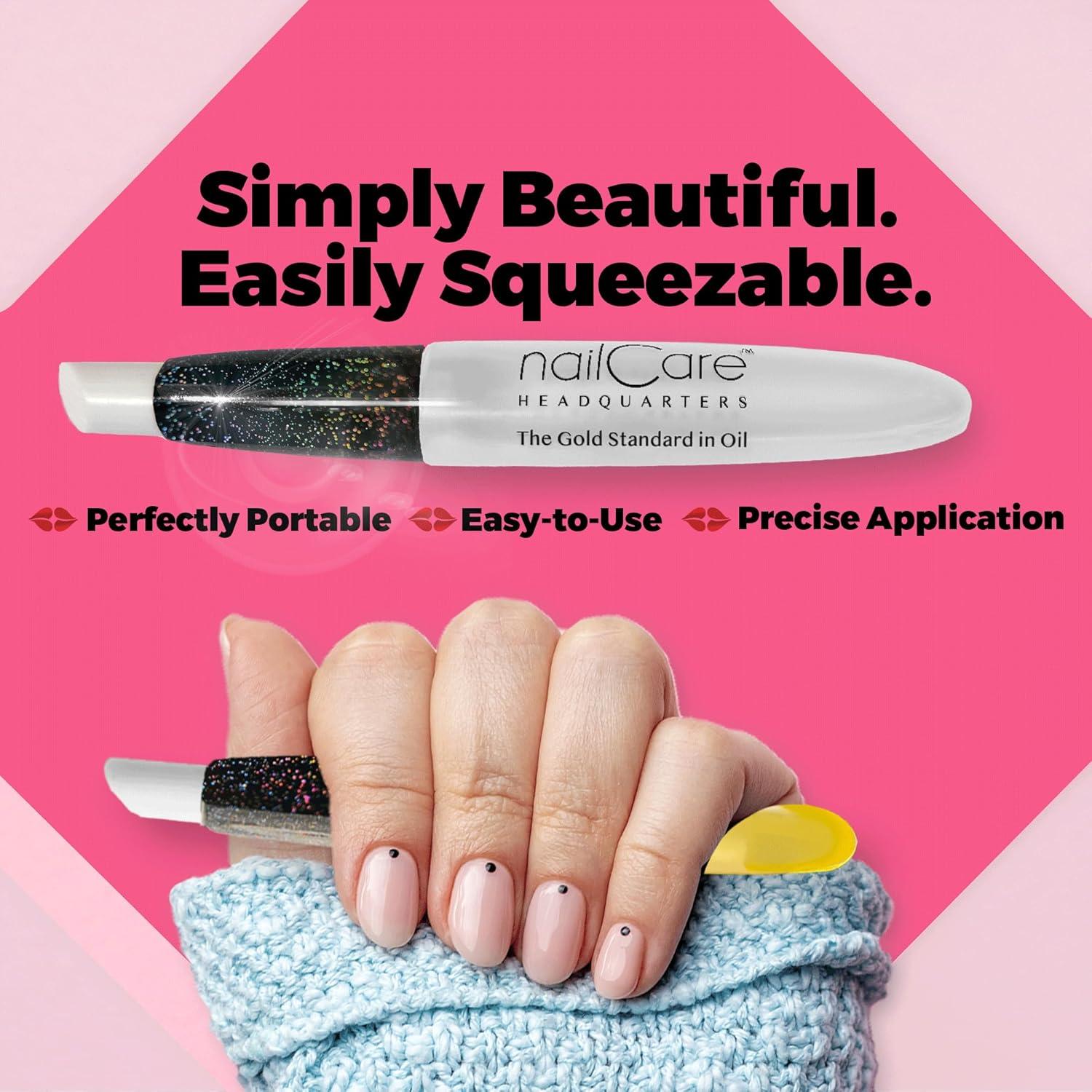 Bolígrafo de Aceite para Cutículas Rellenable Bliss Kiss Holo