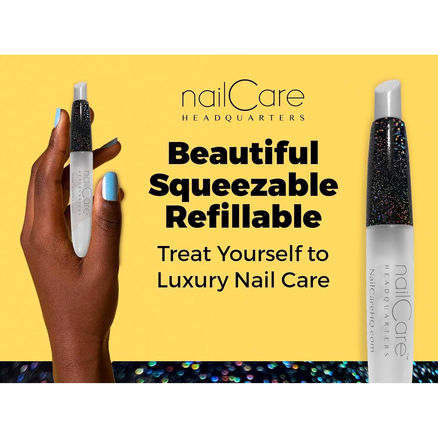 Bolígrafo de Aceite para Cutículas Rellenable Bliss Kiss Holo