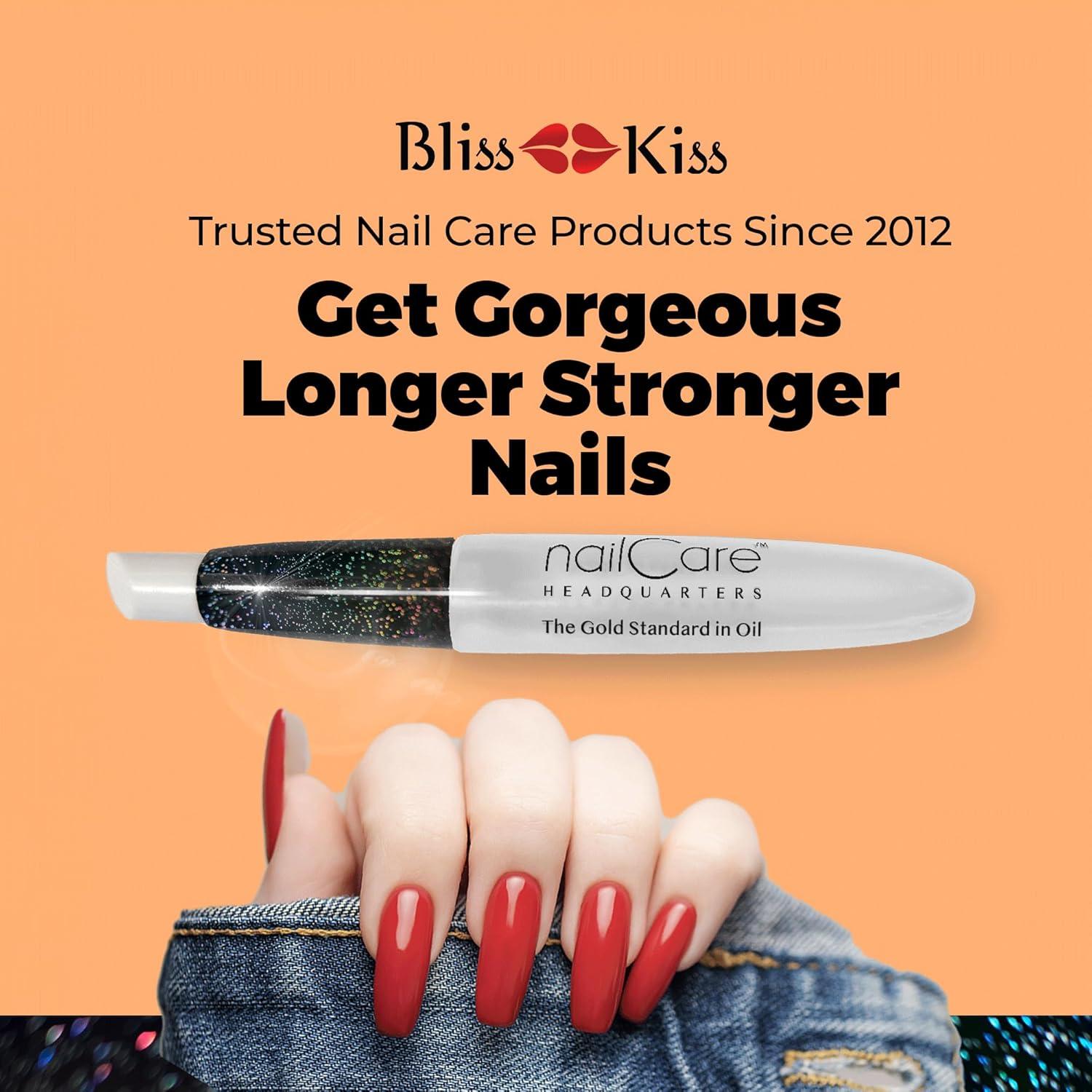 Bolígrafo de Aceite para Cutículas Rellenable Bliss Kiss Holo