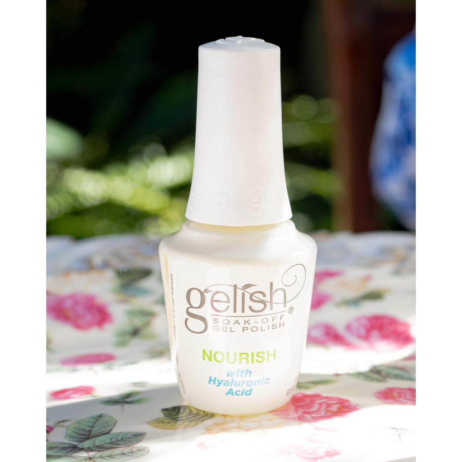 Aceite de Cutícula Gelish Nourish 100g - Nutritivo con Ácido Hialurónico